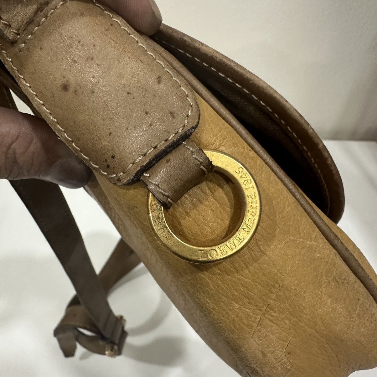 Loewe ‼️YES‼️ VINTAGE LOEWE LEATHER SHOULDER BAG Size ONE SIZE - 6 Thumbnail
