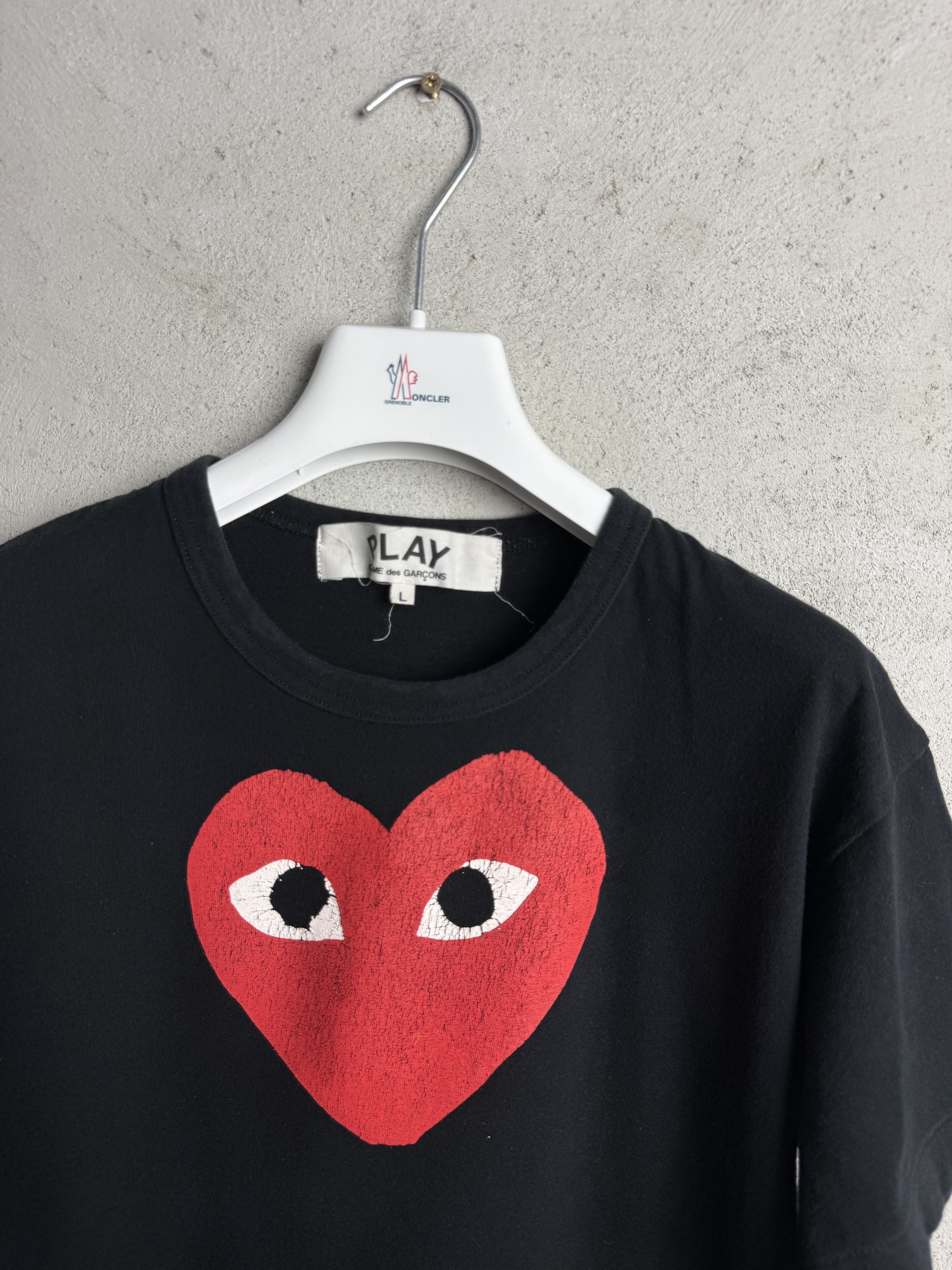 Comme des Garcons PLAY CDG Comme des Garcons Play big heart t-shirt tee Size US L / EU 52-54 / 3 - 2 Thumbnail