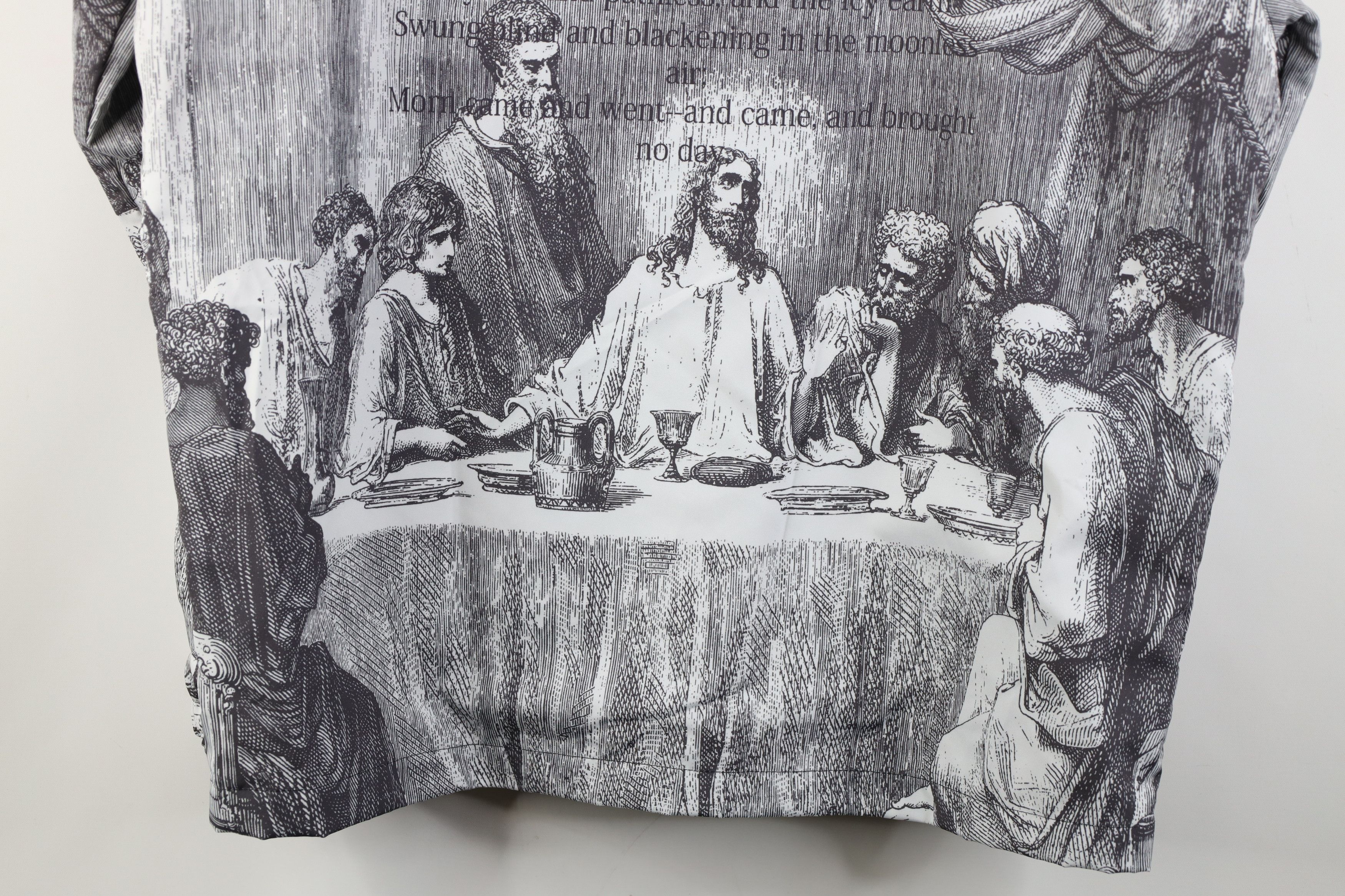 Vintage Vintage Y2K Streetwear da Vinci The Last Supper Jesus Jacket Size US L / EU 52-54 / 3 - 16 Thumbnail