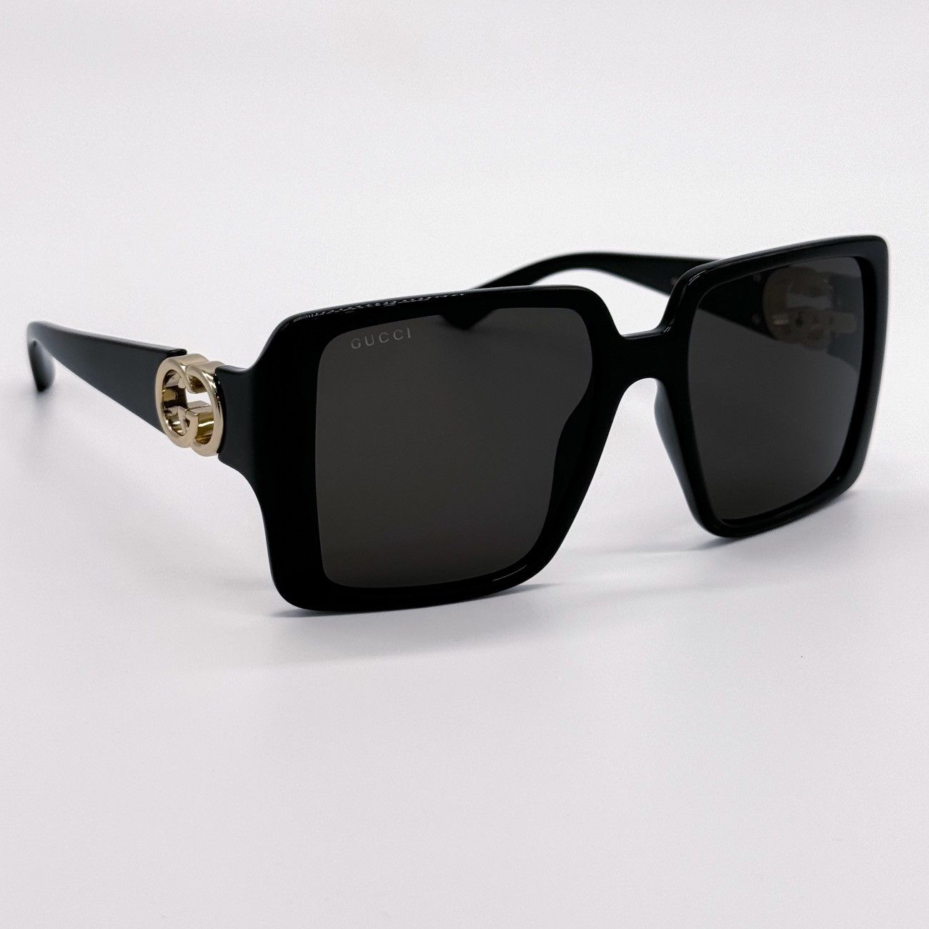 Gucci NEW GUCCI GG1692S 001 SQUARE BLACK GREY WOMEN SUNGLASSES Size ONE SIZE - 5 Thumbnail