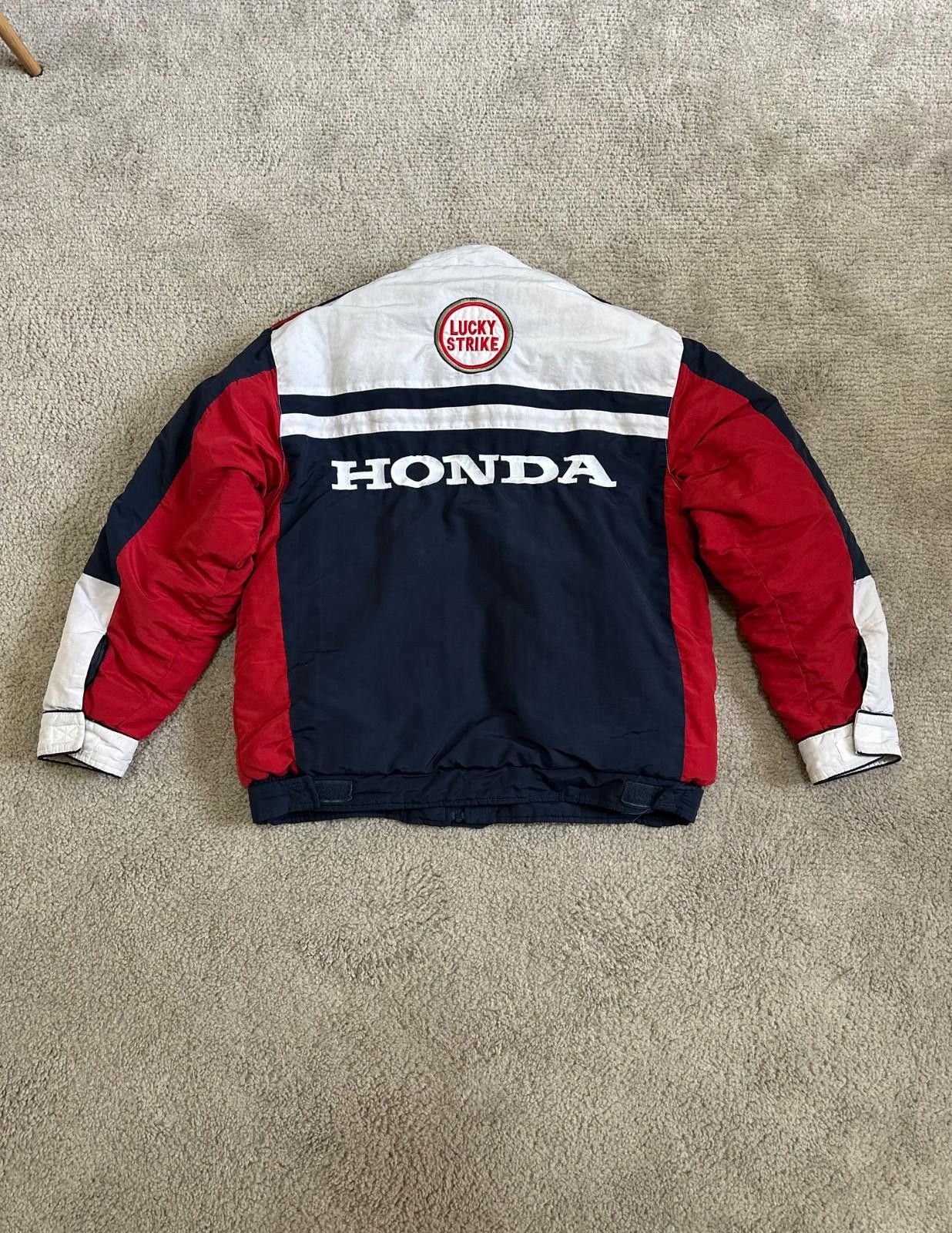 Honda Honda Lucky Strike Racing Jacket Sz L Size US L / EU 52-54 / 3 - 8 Thumbnail