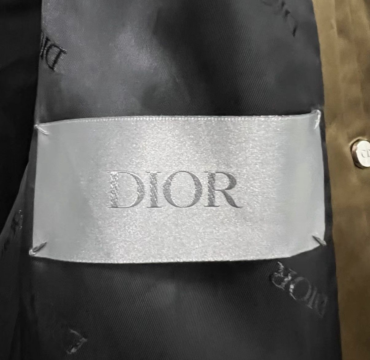 Dior Dior Large Logo Embroidered Trench Coat at Back J41 Size US L / EU 52-54 / 3 - 3 Thumbnail