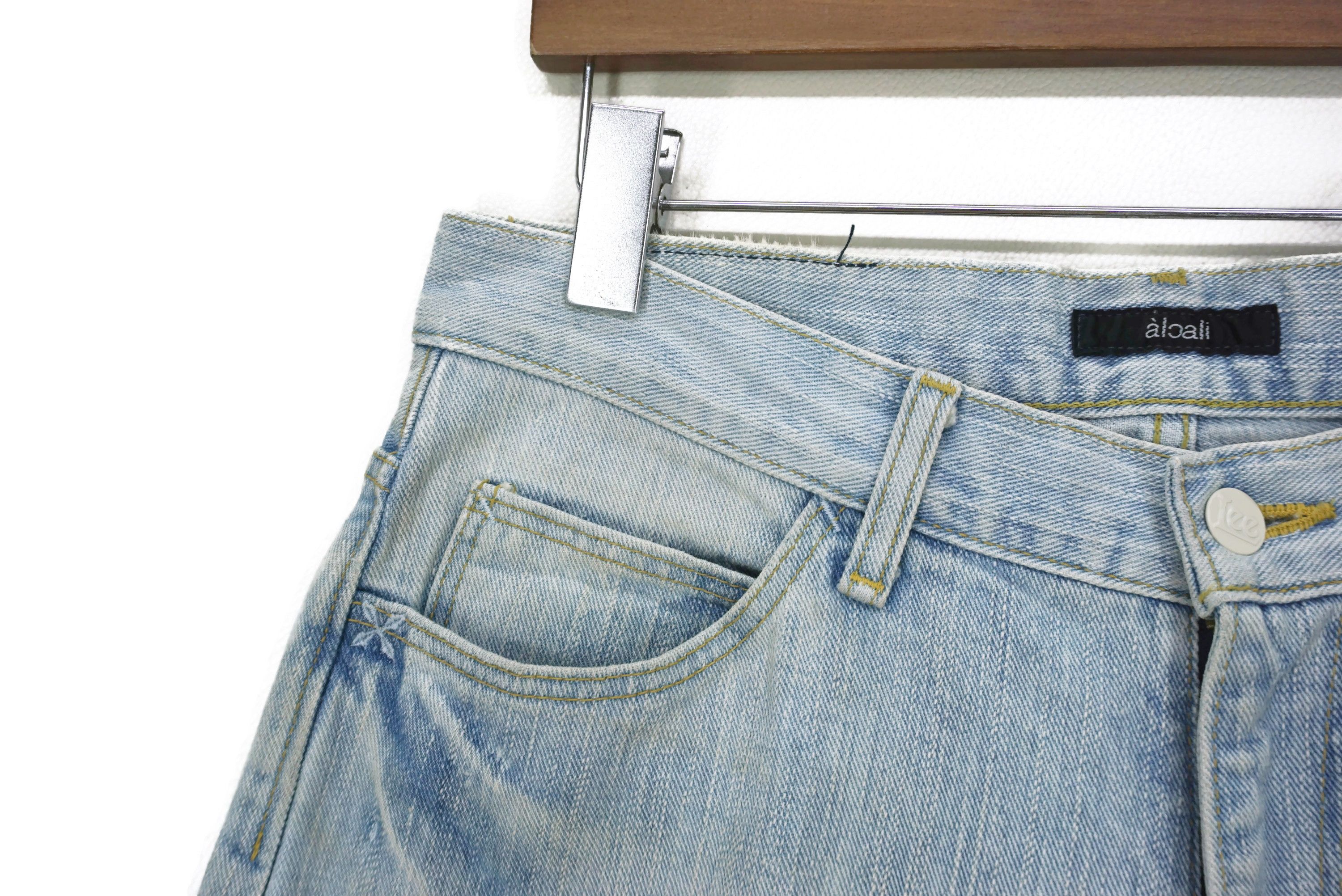 Lee Lee X Alcali Japan Size 29 fit W31xL31 Linen Blend Denim Size US 29 - 4 Thumbnail