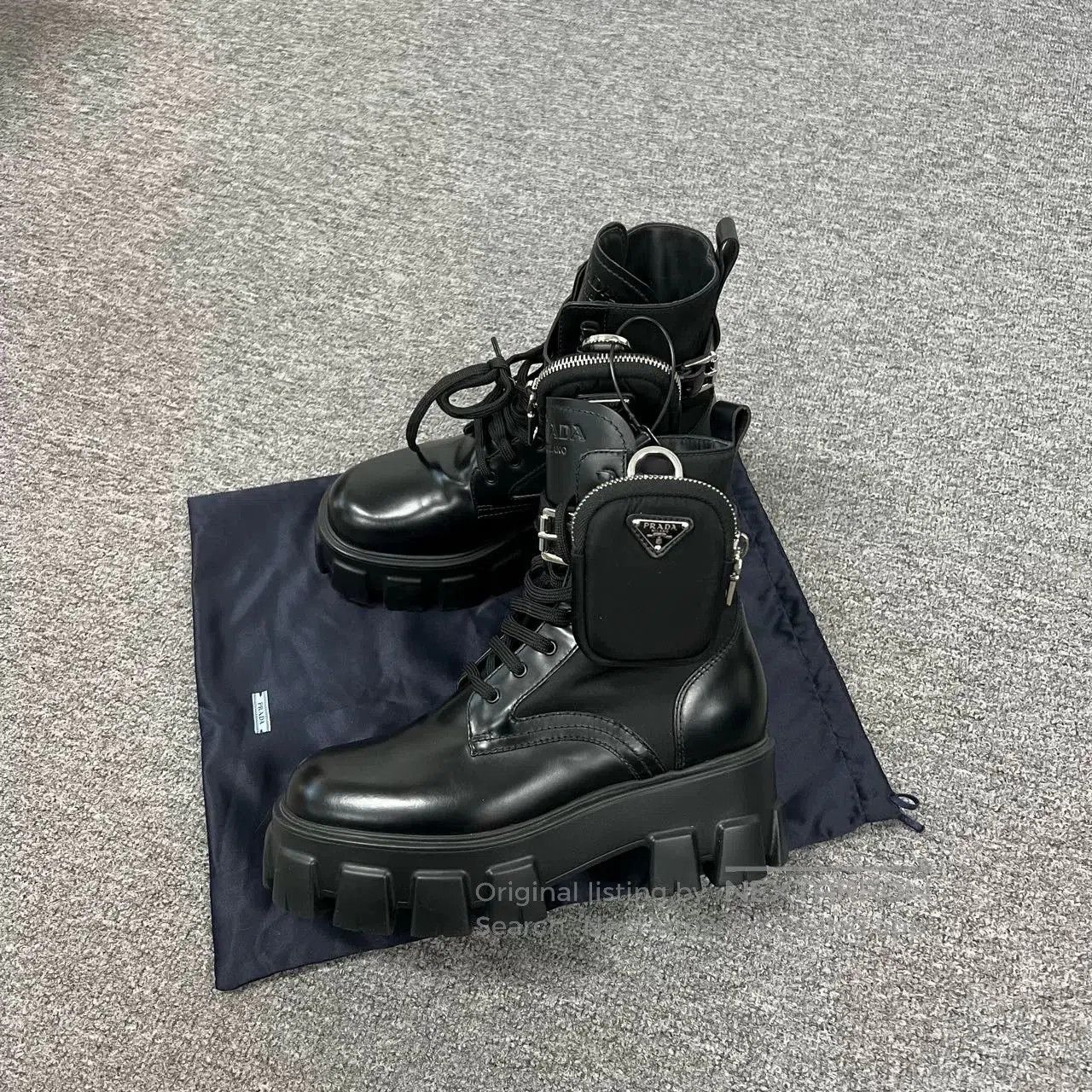 Prada PRADA Monolith Functional Martens Boots 37. Size US 6 / IT 36 - 2 Thumbnail
