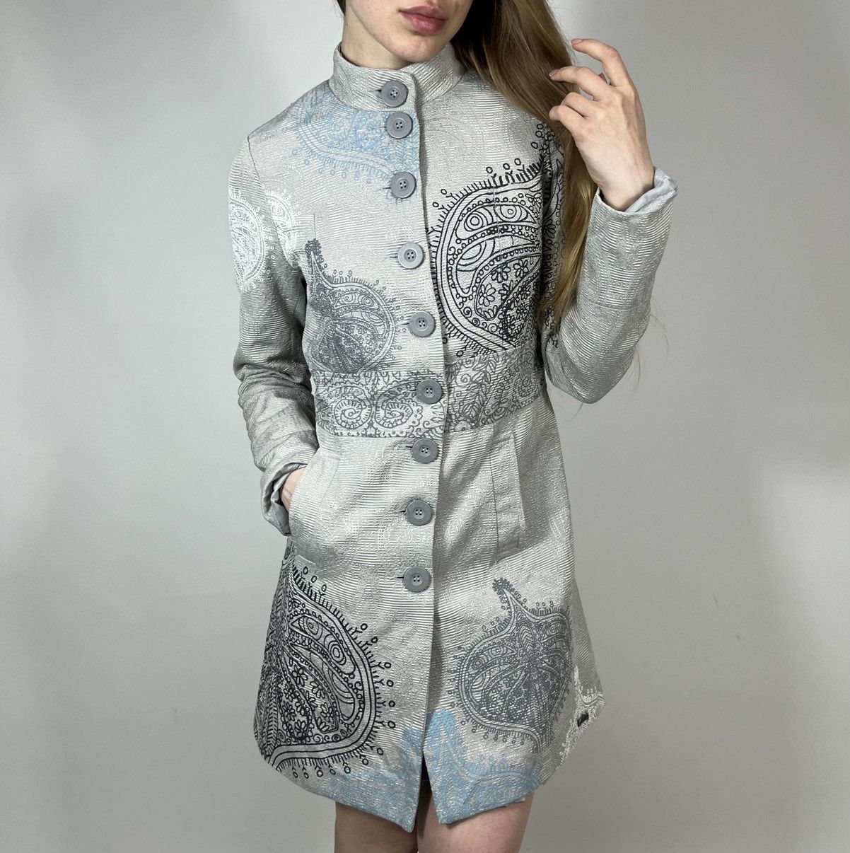 Desigual Vintage Y2K Desigual Boho Retro Japanese Style Coat Jacket Size M / US 6-8 / IT 42-44 - 2 Thumbnail