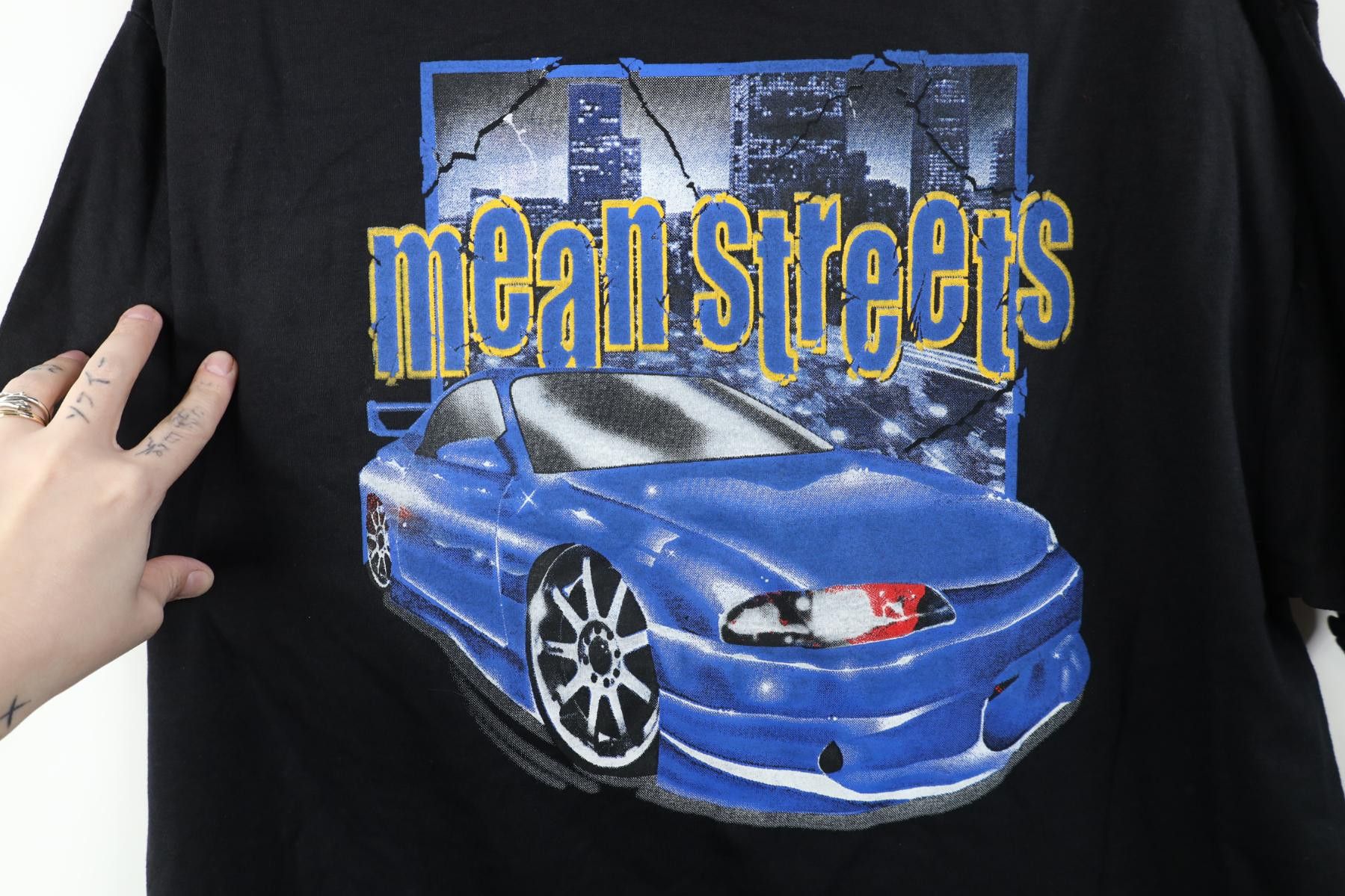 Vintage Vintage Y2K Streetwear Streets Fire Flames Racing T-Shirt Size US L / EU 52-54 / 3 - 11 Thumbnail