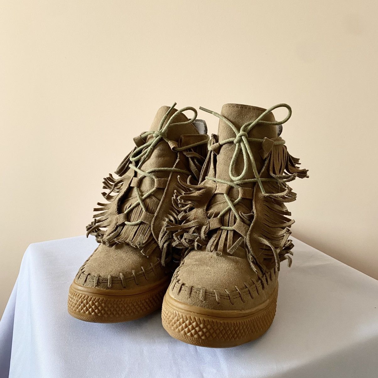 Isabel Marant Fringe Isabel Marant Vibe Bekett Wedge Bobby Sneakers Size US 9 / IT 39 - 3 Thumbnail