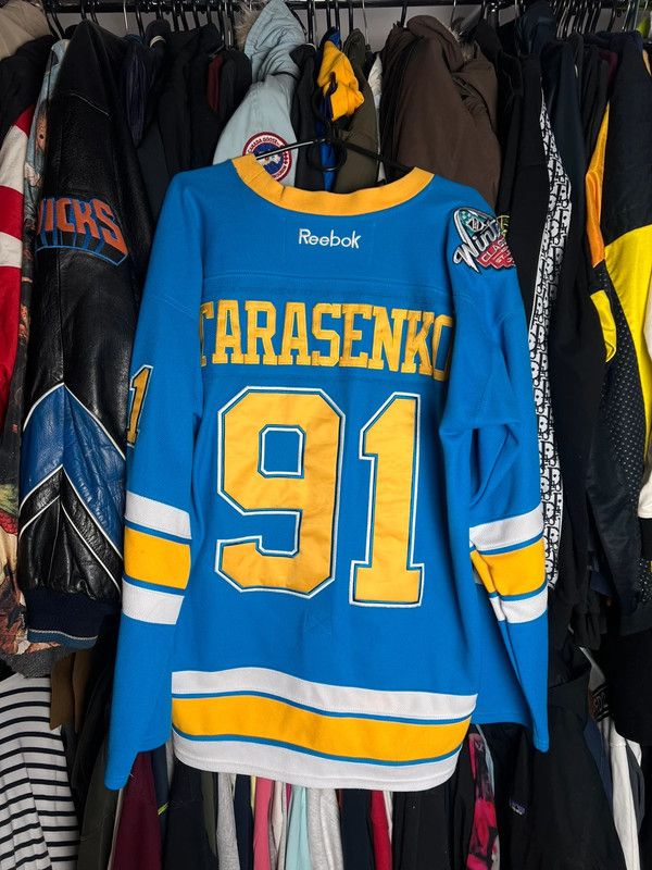 Reebok Reebok St. Louis Blues Tarasenko #91 Heritage Hockey Jersey Size US L / EU 52-54 / 3 - 2 Thumbnail