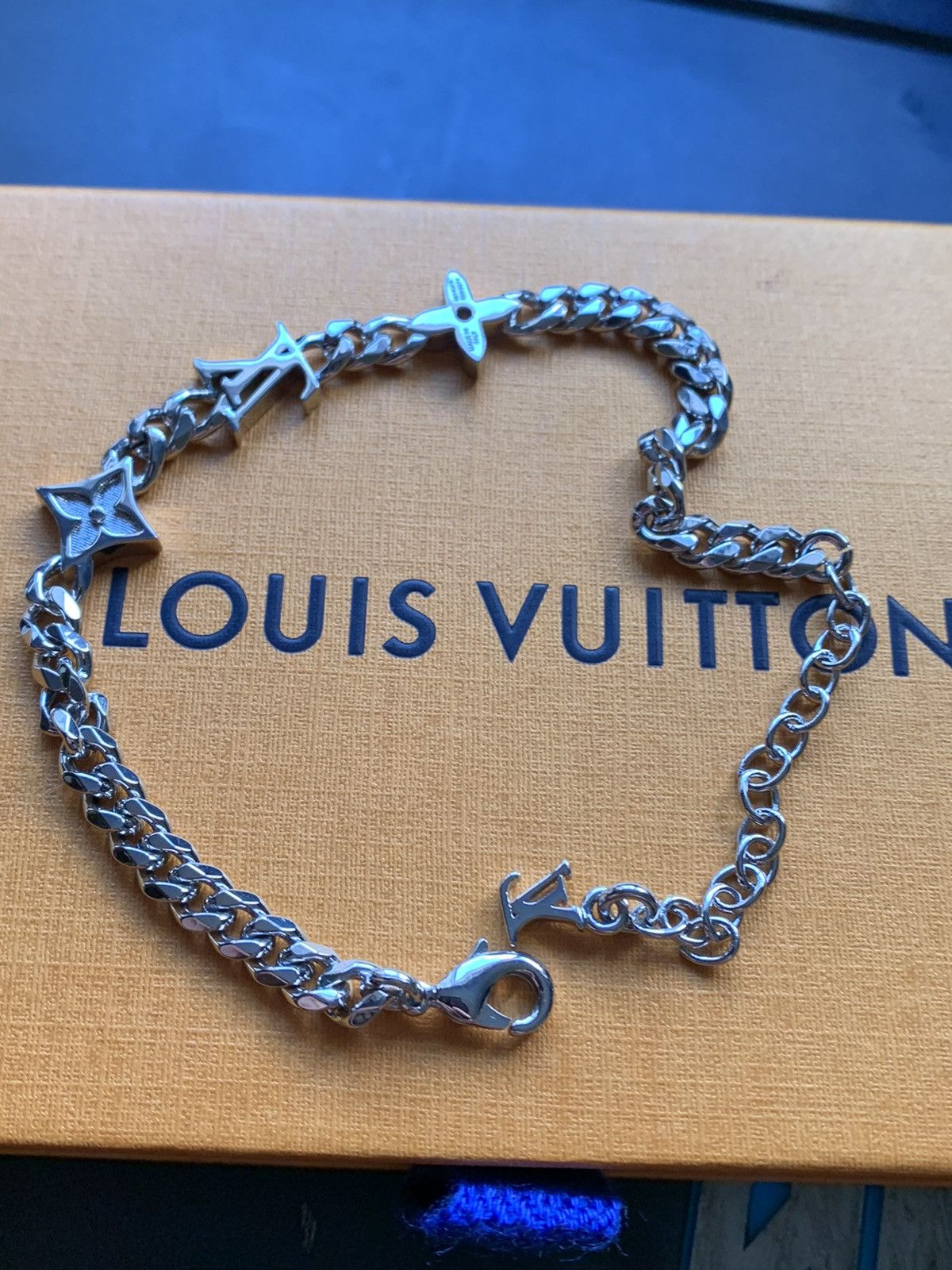 Louis Vuitton Louis Vuitton Monogram Chain Link Bracelet