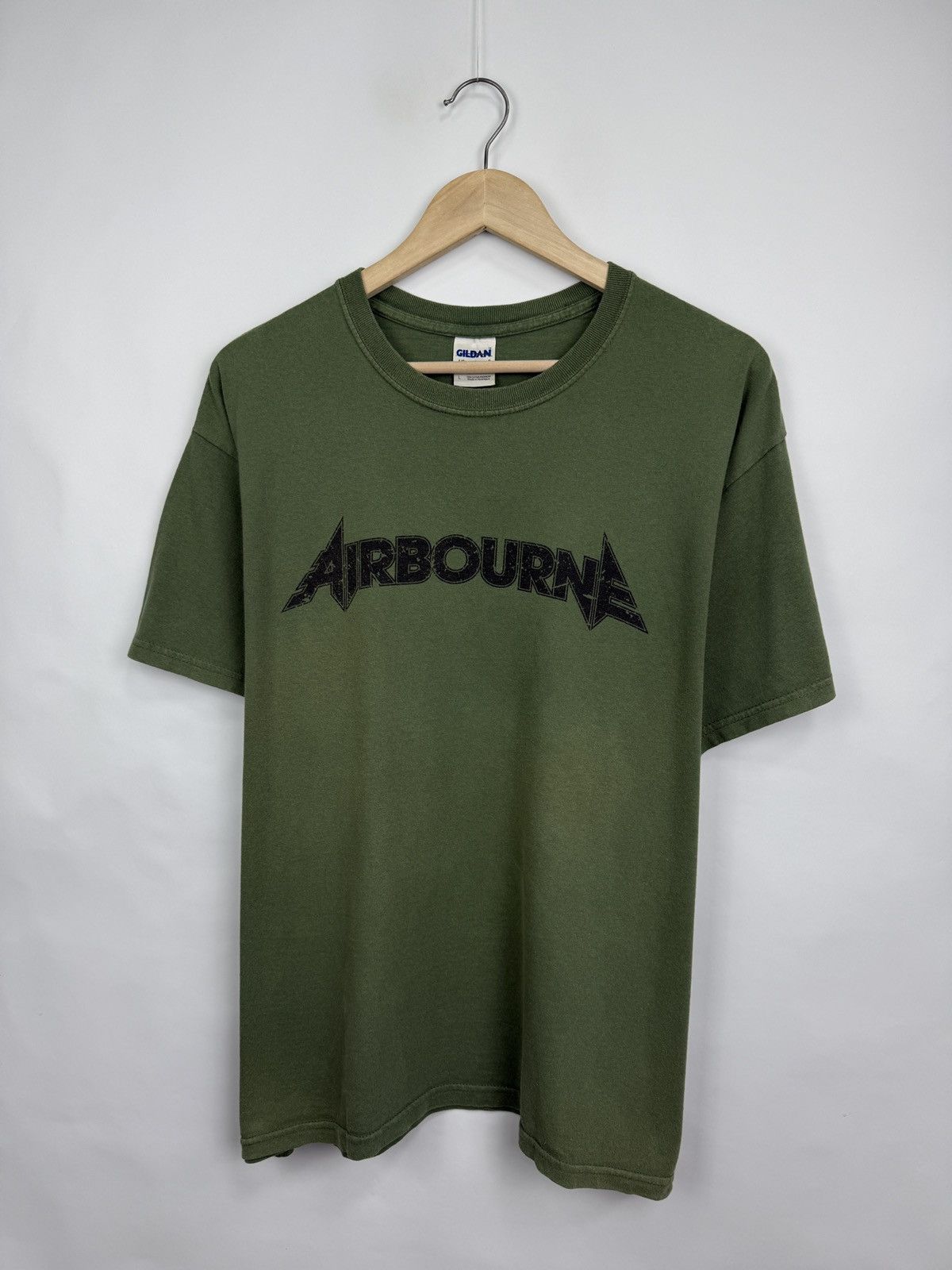 Gildan 🇦🇺 Vintage Y2K AIRBOURNE Stand Up For Rock Roll Hard Rock Size US L / EU 52-54 / 3 - 3 Thumbnail