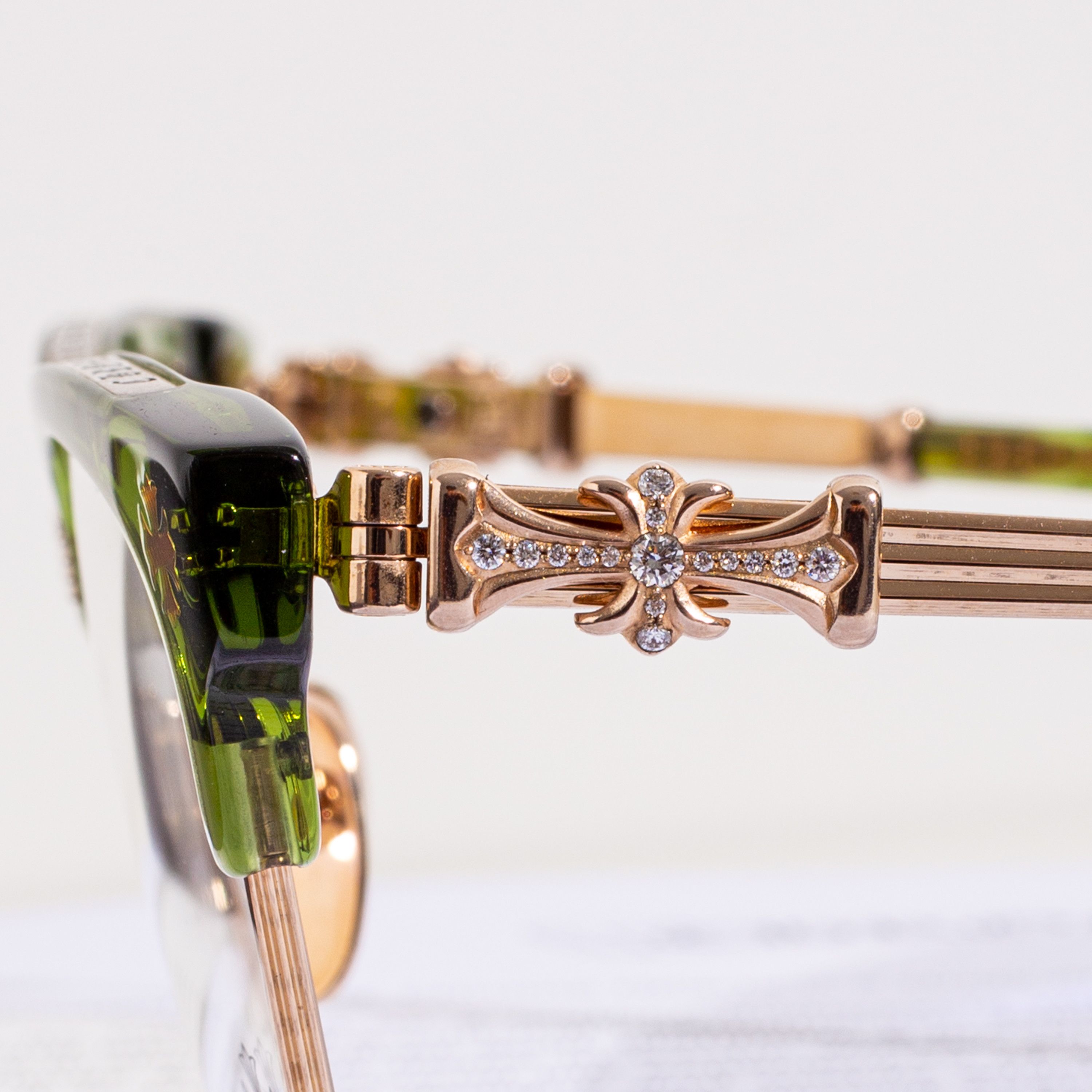 Chrome Hearts CHROME HEARTS BONENNOISSEUR II DIAMOND DOLV/GP