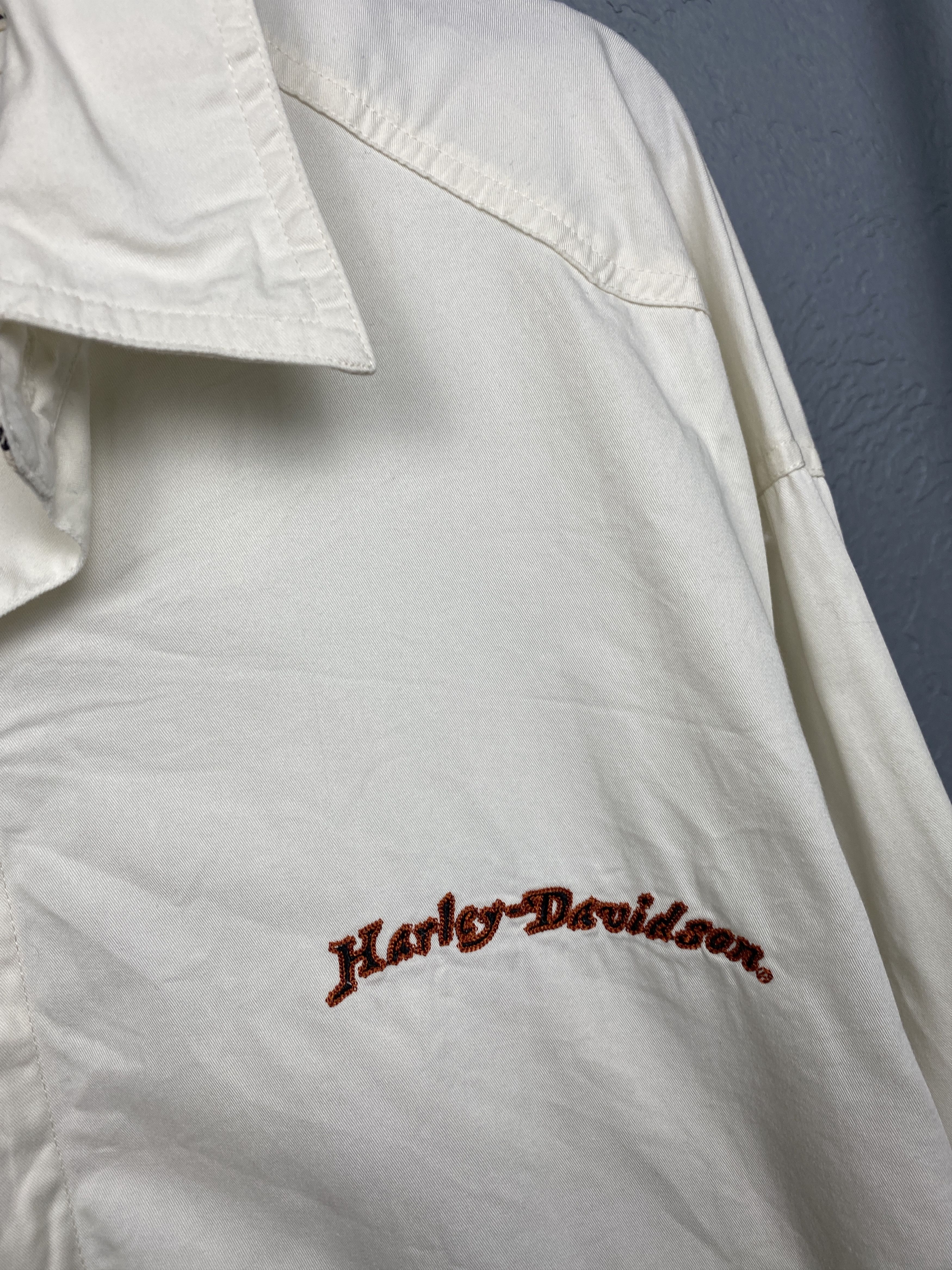 Harley Davidson Harley Davidson Vintage Mens Long Sleeve Shirt Size US XXL / EU 58 / 5 - 6 Thumbnail