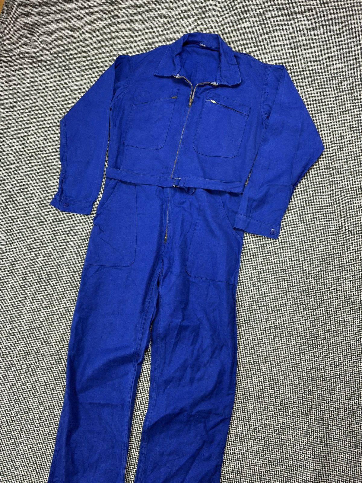 Le Laboureur 70s vintage made in france chore coveralls jumpsuit sanfor Size US M / EU 48-50 / 2 - 1 Thumbnail