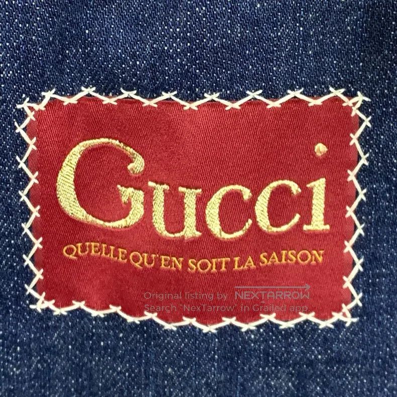 Gucci Gucci Dark blue logo jacquad full print cotton lapel singl Size XS / US 0-2 / IT 36-38 - 5 Thumbnail