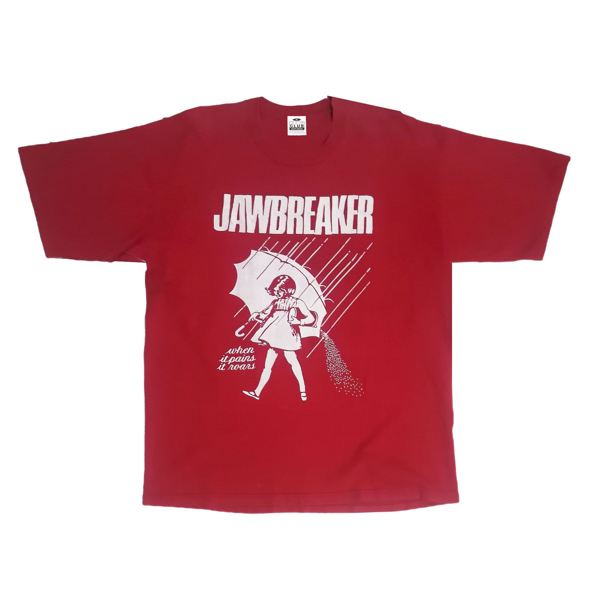 image of Jawbreaker Salt Girl Vintage Y2K Bootleg Jets To Brazil in Red, Men's (Size XL)