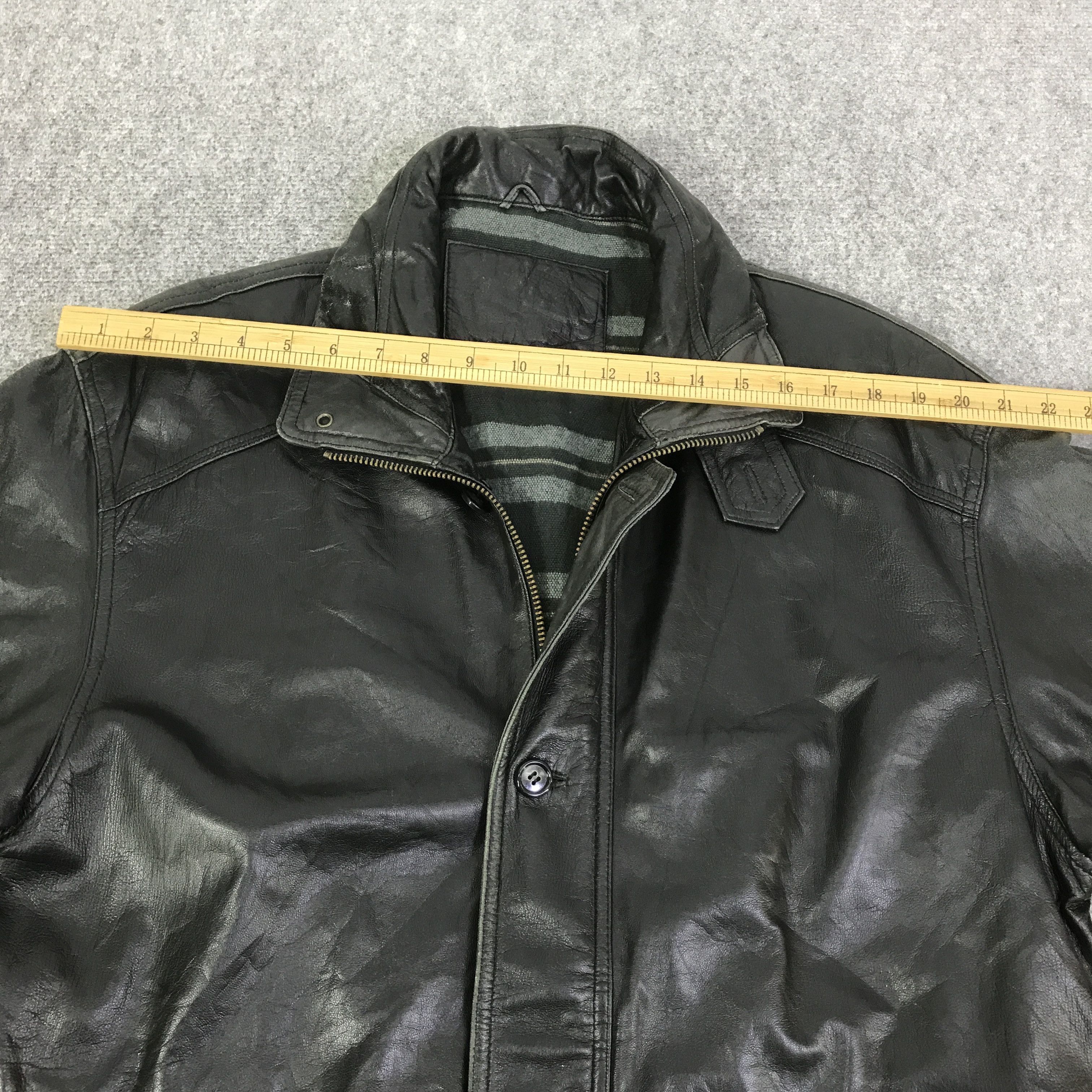 Japanese Brand JAPANESE BRAND LEATHER PARKAS JACKET K123B8 Size US L / EU 52-54 / 3 - 5 Thumbnail