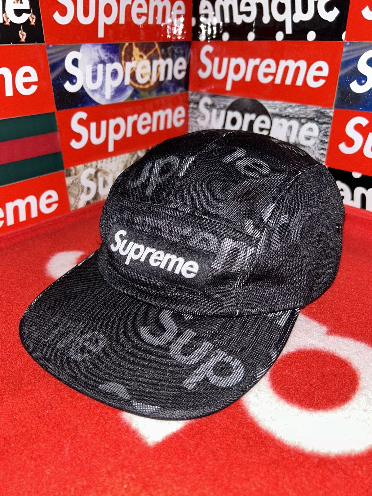Supreme Supreme Lenticular Logo Camp Cap Black SS19 Size ONE SIZE - 8 Thumbnail