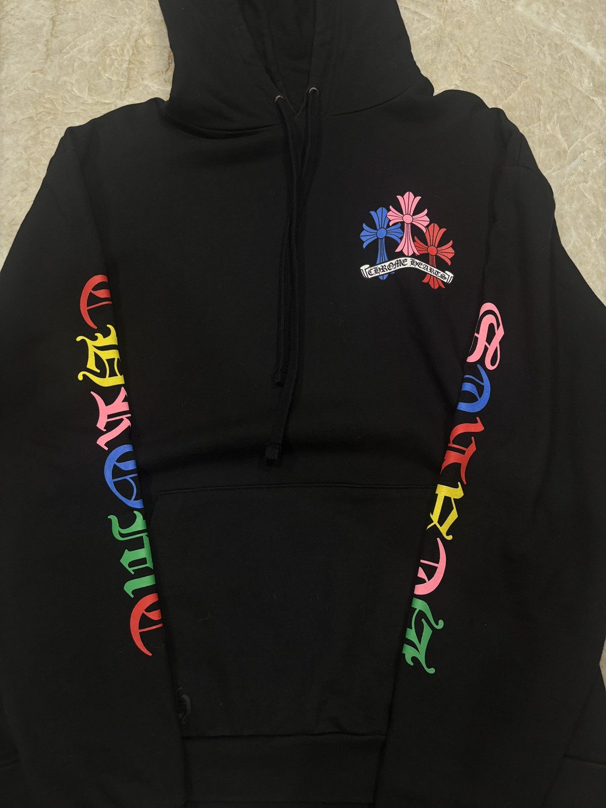 Chrome Hearts Black XL MultiColor Cross Chrome Hearts Hoodie Size US XL / EU 56 / 4 - 2 Thumbnail