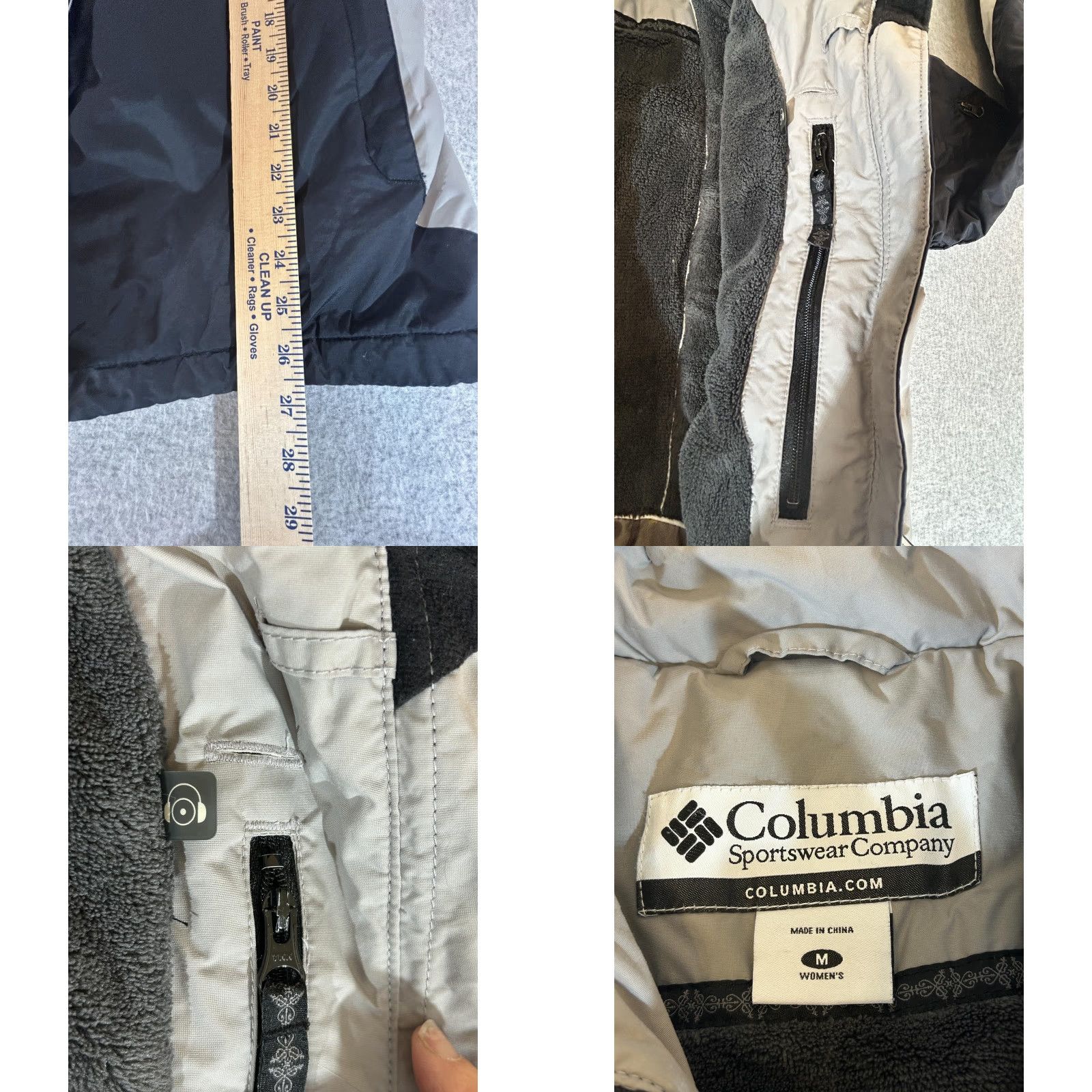 Vintage Columbia Jacket Womens Medium Black Hooded Insulated Lined Parka Winter Snow Ski Size M / US 6-8 / IT 42-44 - 8 Thumbnail