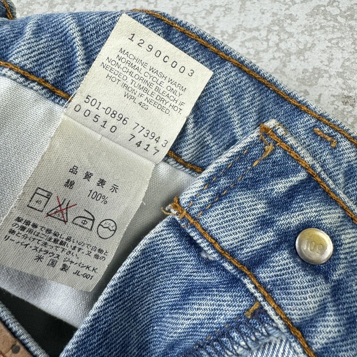 Levi's × Vintage 1996 Vintage Levis 510 Blue Jeans Cat Patch Jeans- sf1 Size US 29 - 9 Thumbnail