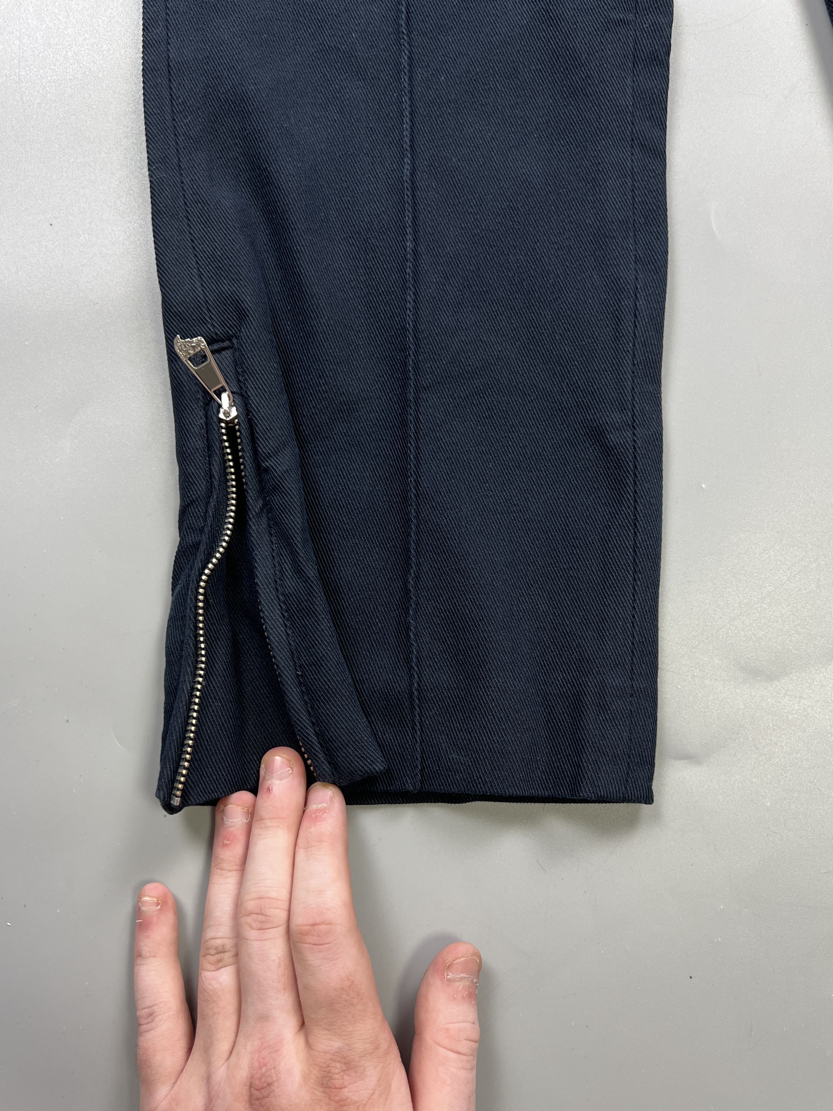 Versace Versace Collection Ankle Zip Cotton Blend Pants (Y0859) Size US 30 / EU 46 - 3 Thumbnail