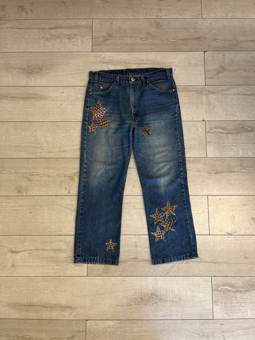 Chrome Hearts Chrome hearts star patch vintage Levi's jeans