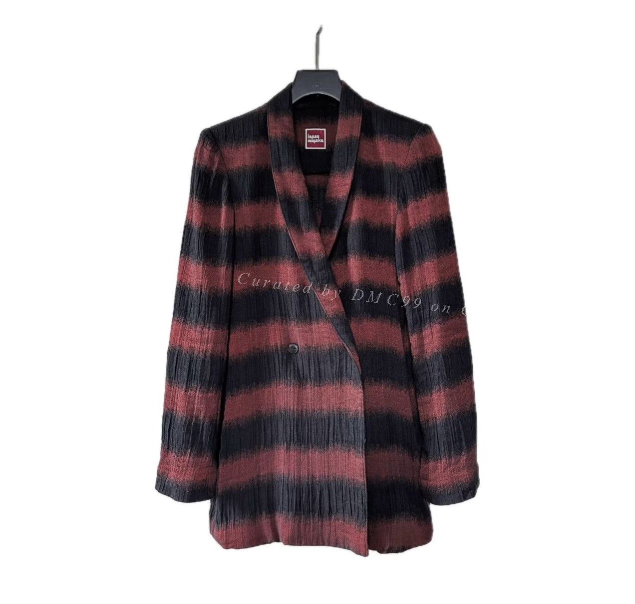 Vintage Vintage 1970s Issey Miyake Striped Blazer Size US M / EU 48-50 / 2 - 1 Thumbnail