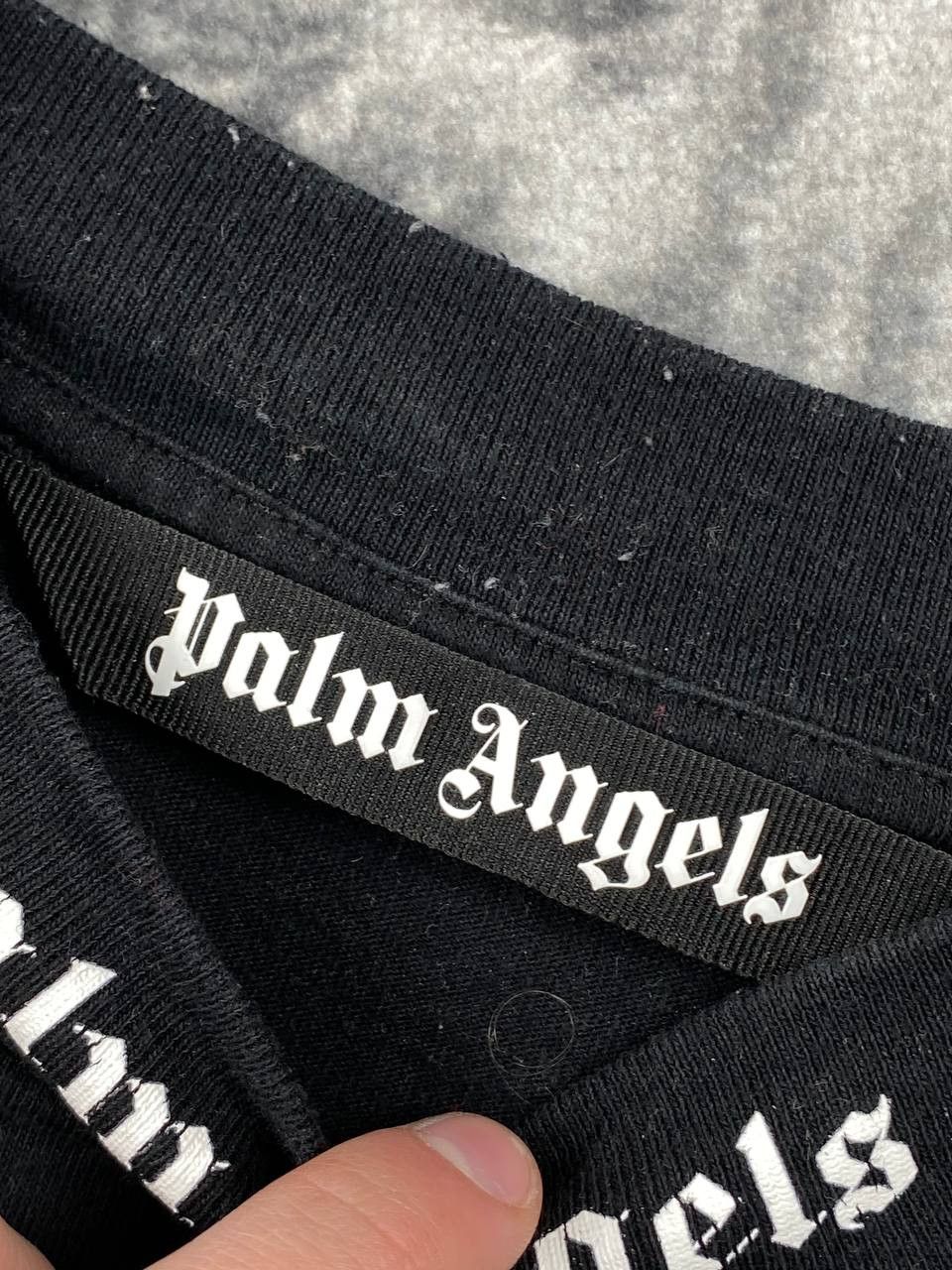 Palm Angels Palm Angels Big Logo T-Shirt Oversized Fit Men Size S Black Size US S / EU 44-46 / 1 - 11 Thumbnail