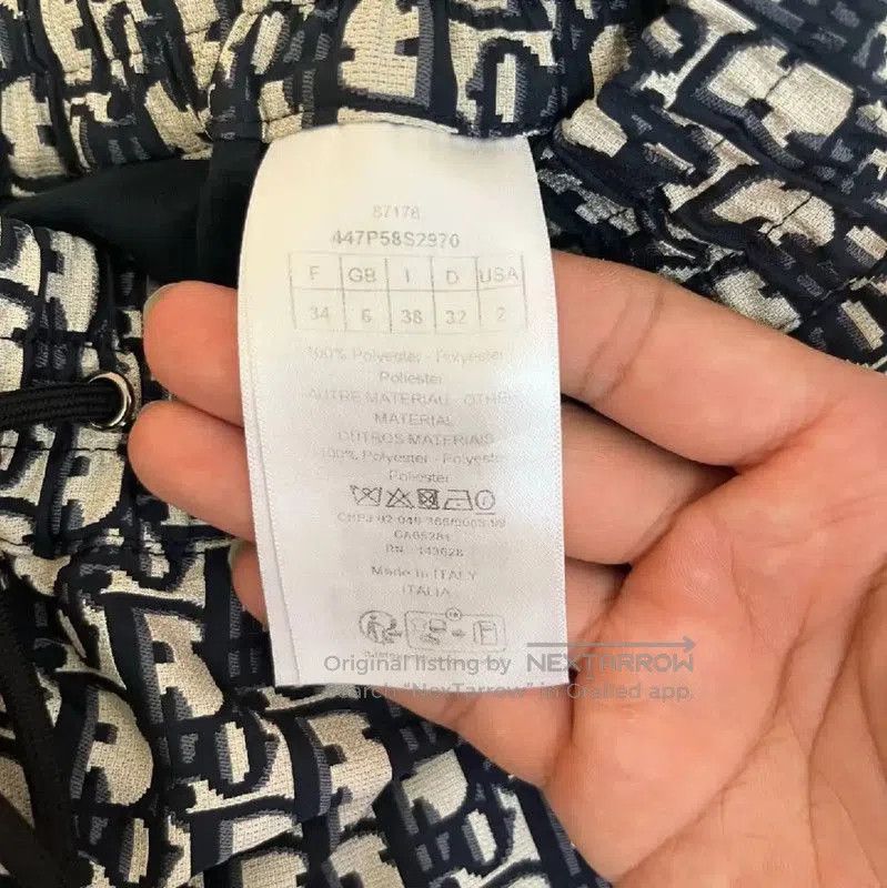 Dior Dior Grey Polyester Casual Pants . Size 22" - 4 Thumbnail