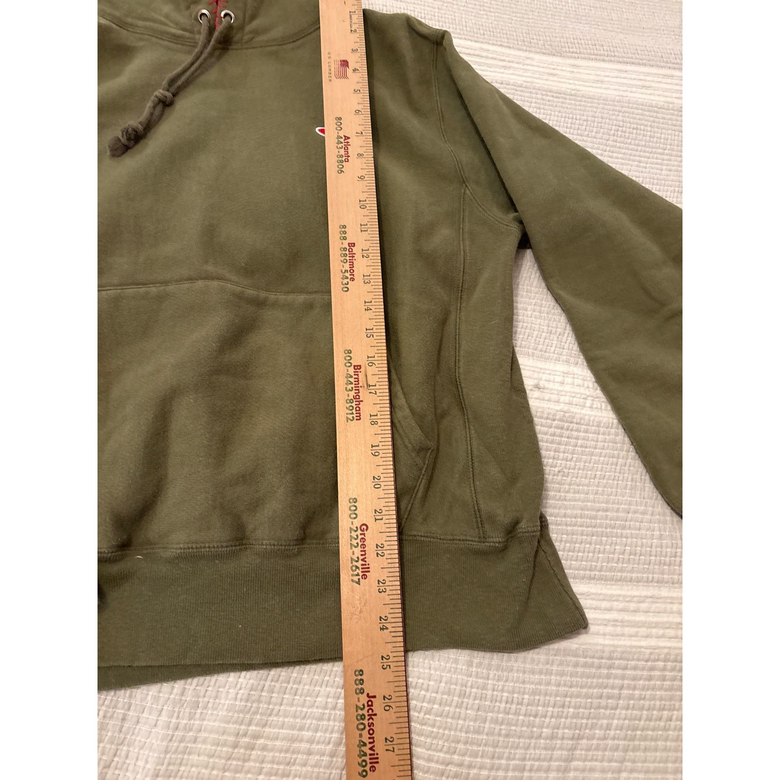 Champion Army Green Champion Hoodie Size M / US 6-8 / IT 42-44 - 3 Thumbnail