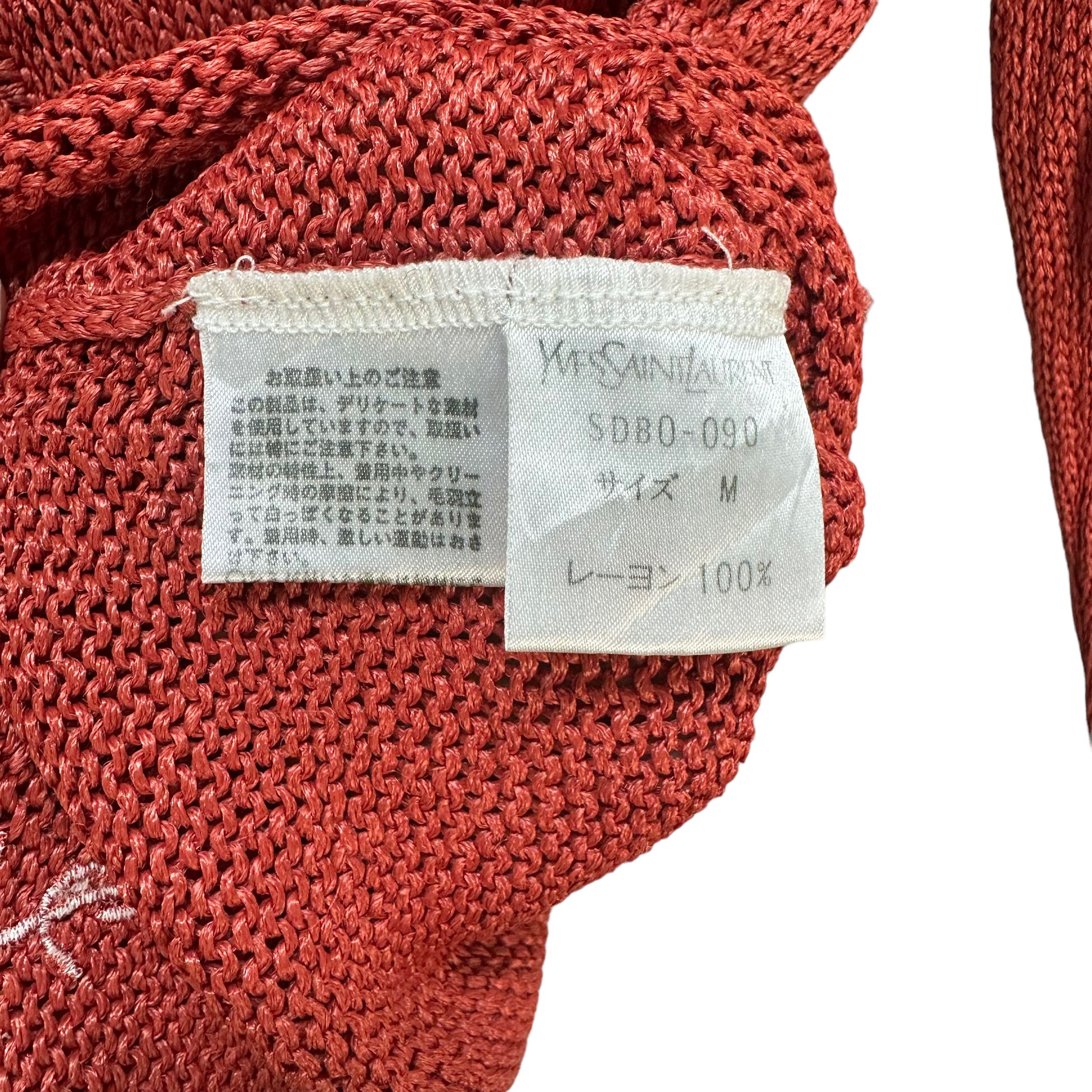Yves Saint Laurent VINTAGE YSL KNITTED SWEATER #7493-148 Size M / US 6-8 / IT 42-44 - 8 Thumbnail