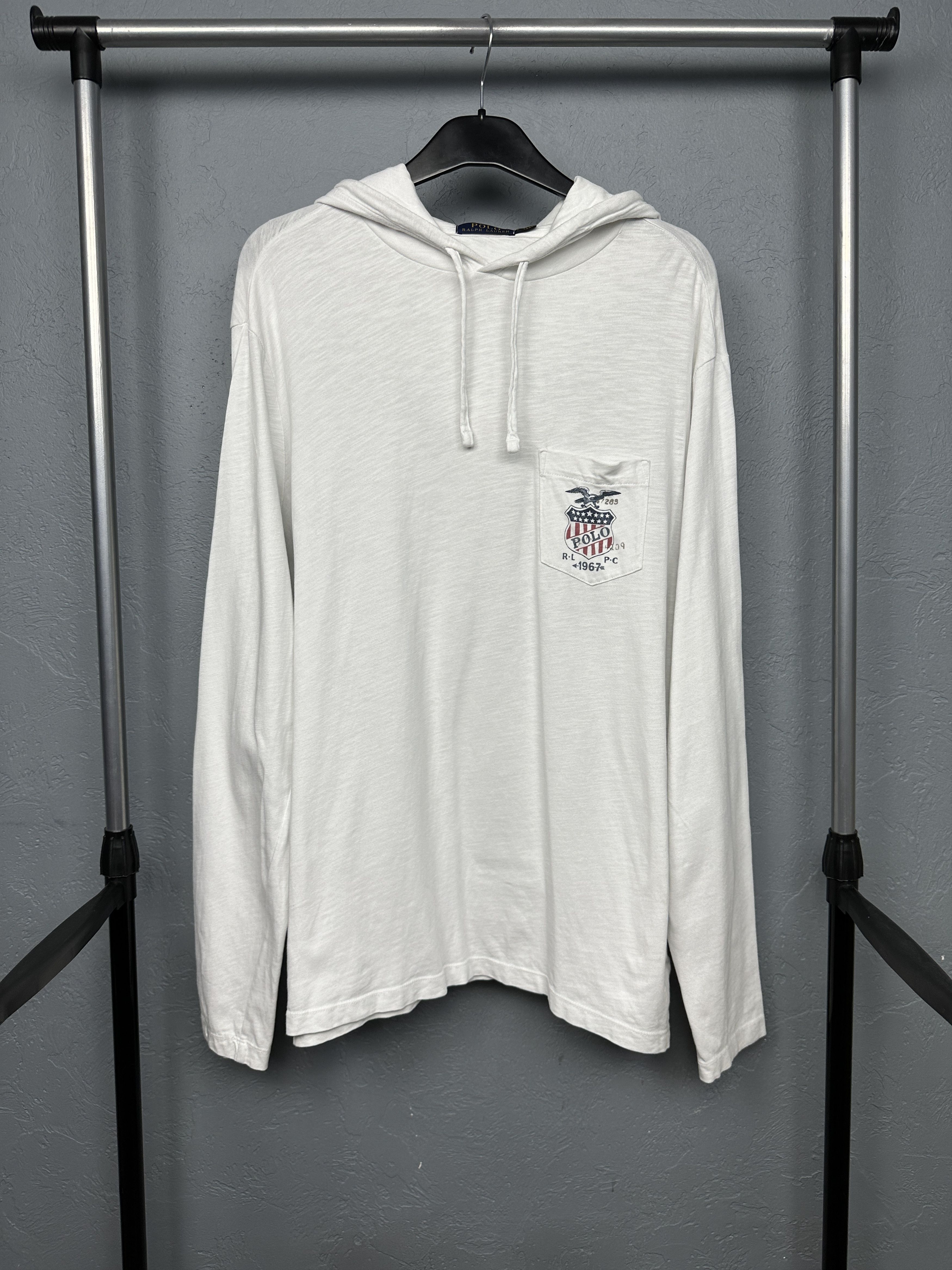 Polo Ralph Lauren Polo Ralph Lauren Mens Big Logo Thin Hoodie Size US L / EU 52-54 / 3 - 3 Thumbnail