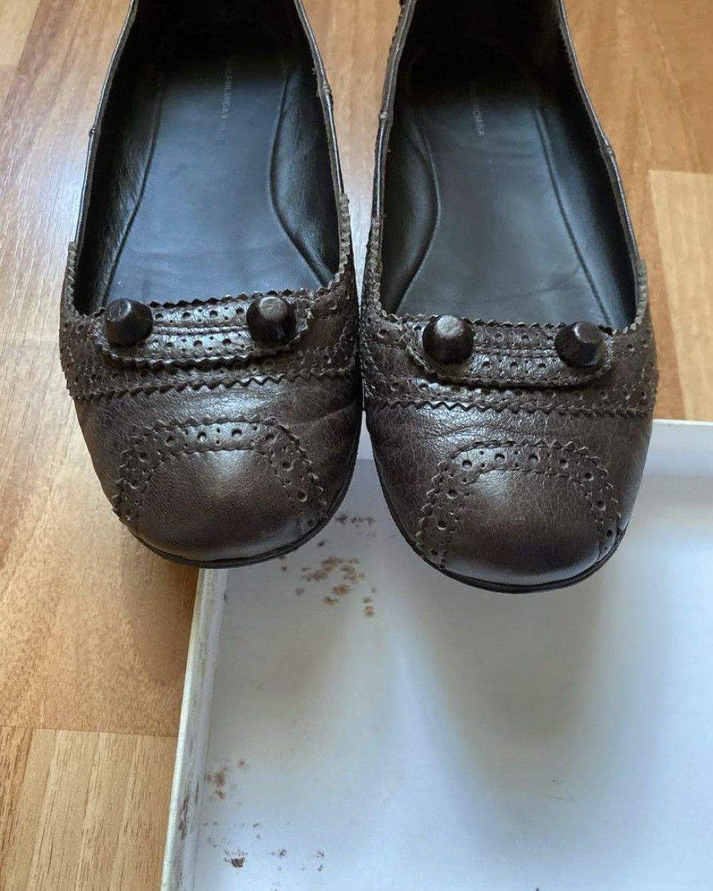 Balenciaga Balenciaga flats brown color Size US 8 / IT 38 - 3 Thumbnail