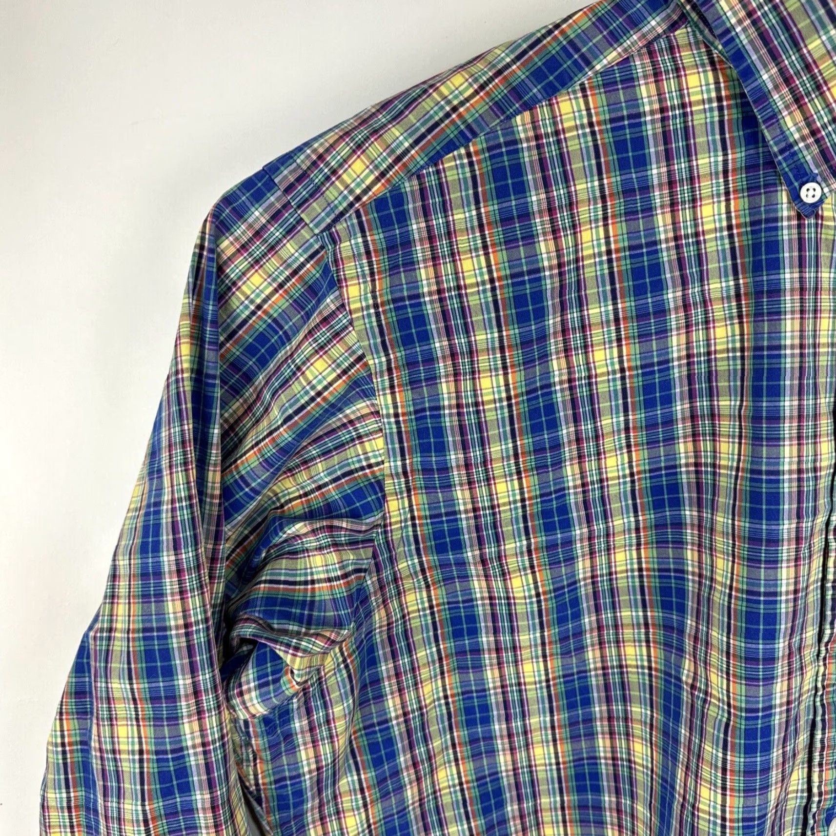 Polo Ralph Lauren VINTAGE Polo Ralph Lauren Shirt XL Plaid Long Sleeve Button-Down Collared Size US XL / EU 56 / 4 - 4 Thumbnail