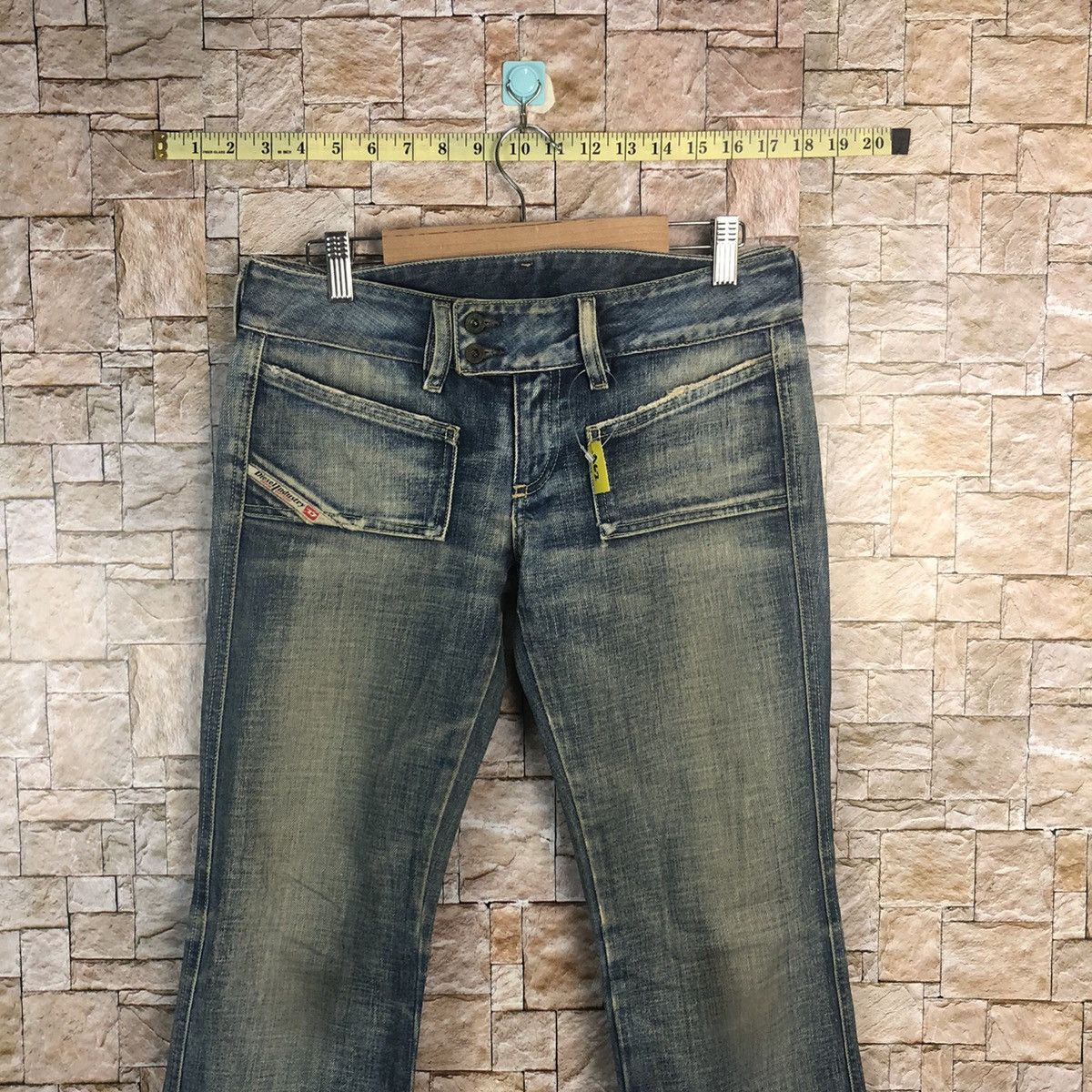 Diesel Diesel made in italy faded Blue ripped Denim Pants #A62 Size 28" / US 6 / IT 42 - 2 Thumbnail