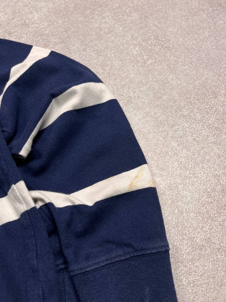 Polo Ralph Lauren × Vintage Vintage Polo Ralph Lauren Striped Boxy Y2K Rugby Shirt XL Size US XL / EU 56 / 4 - 6 Thumbnail