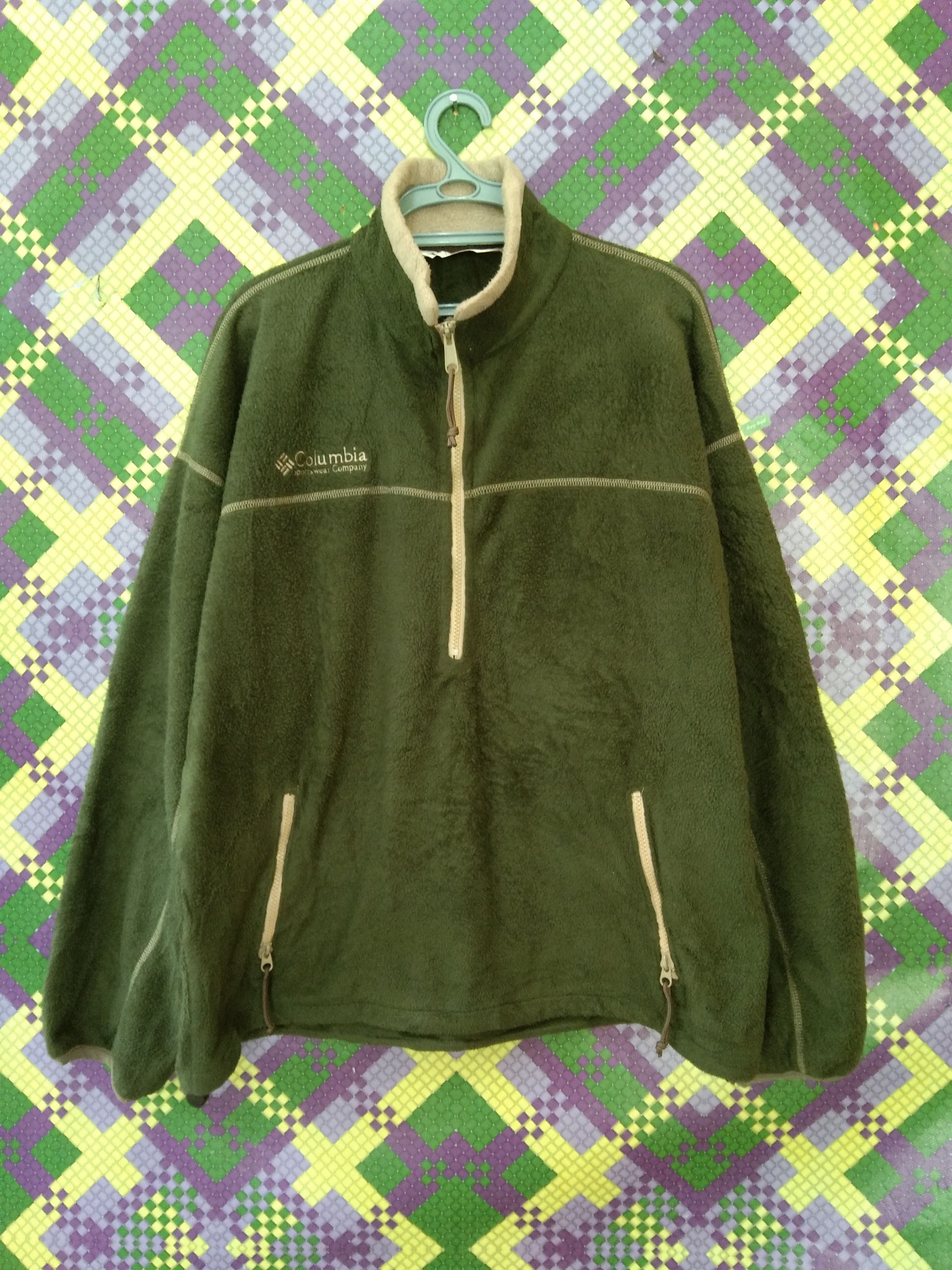 Columbia AW VINTAGE COLUMBIA HALF-ZIPPER FLEECE SWEATER Size US L / EU 52-54 / 3 - 1 Thumbnail