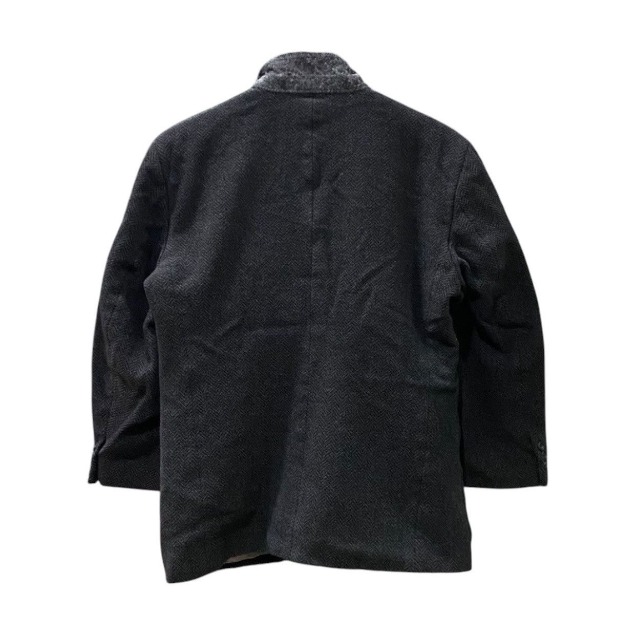 Burberry Vintage Burberrys Prorsum WoolSilk HerringboneMandarinCollar Size US M / EU 48-50 / 2 - 2 Thumbnail