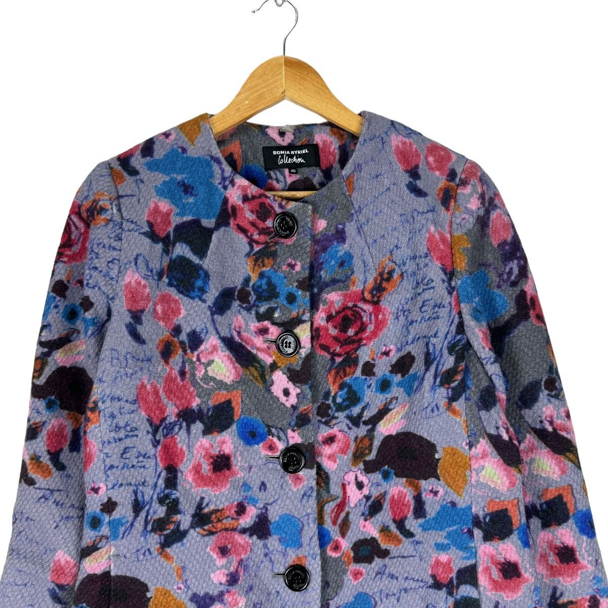 Sonia Rykiel ⚡️SONIA RYKIEL COLLECTION ALL FLOWERS JACKET Size M / US 6-8 / IT 42-44 - 3 Thumbnail