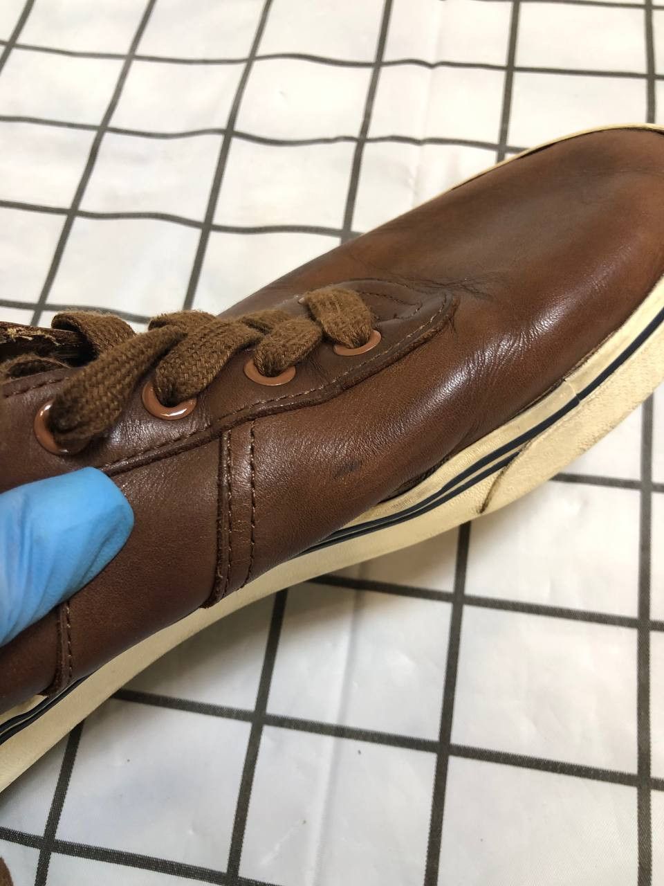 Polo Ralph Lauren Ralph Lauren Hanford Leder Sneaker Herren Neu ungetragen Size US 10 / EU 43 - 8 Thumbnail
