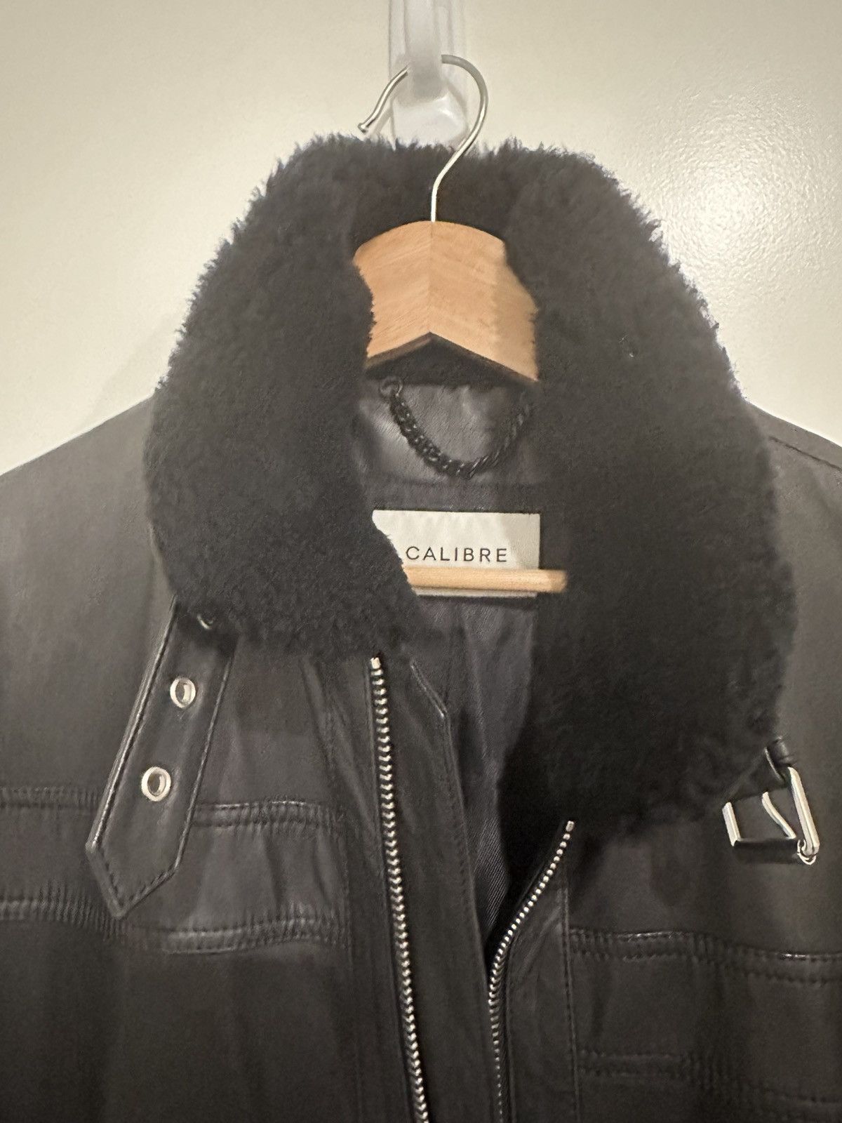 Calibre Calibre Shearling Leather Bomber Jacket Size US L / EU 52-54 / 3 - 2 Thumbnail