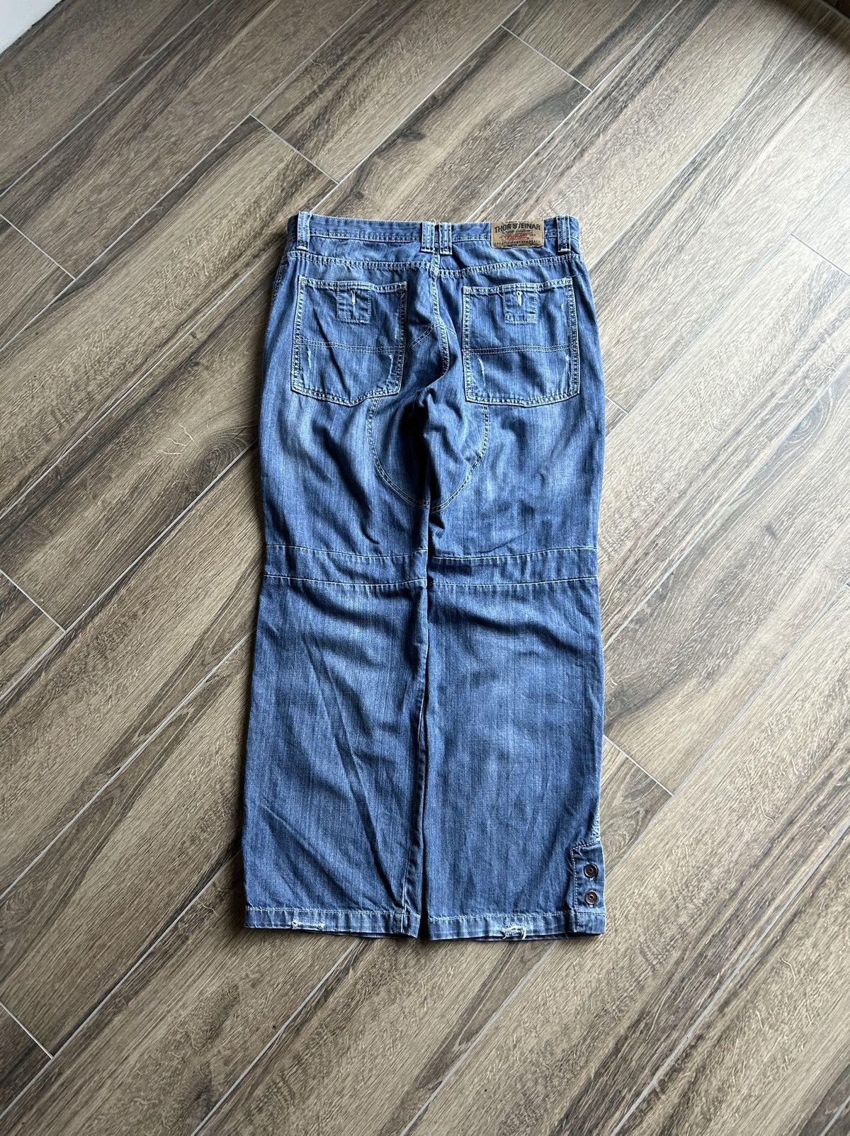 Japanese Brand × Vintage Thor Stainer Japanese brand denim pants y2k Size US 32 / EU 48 - 2 Thumbnail