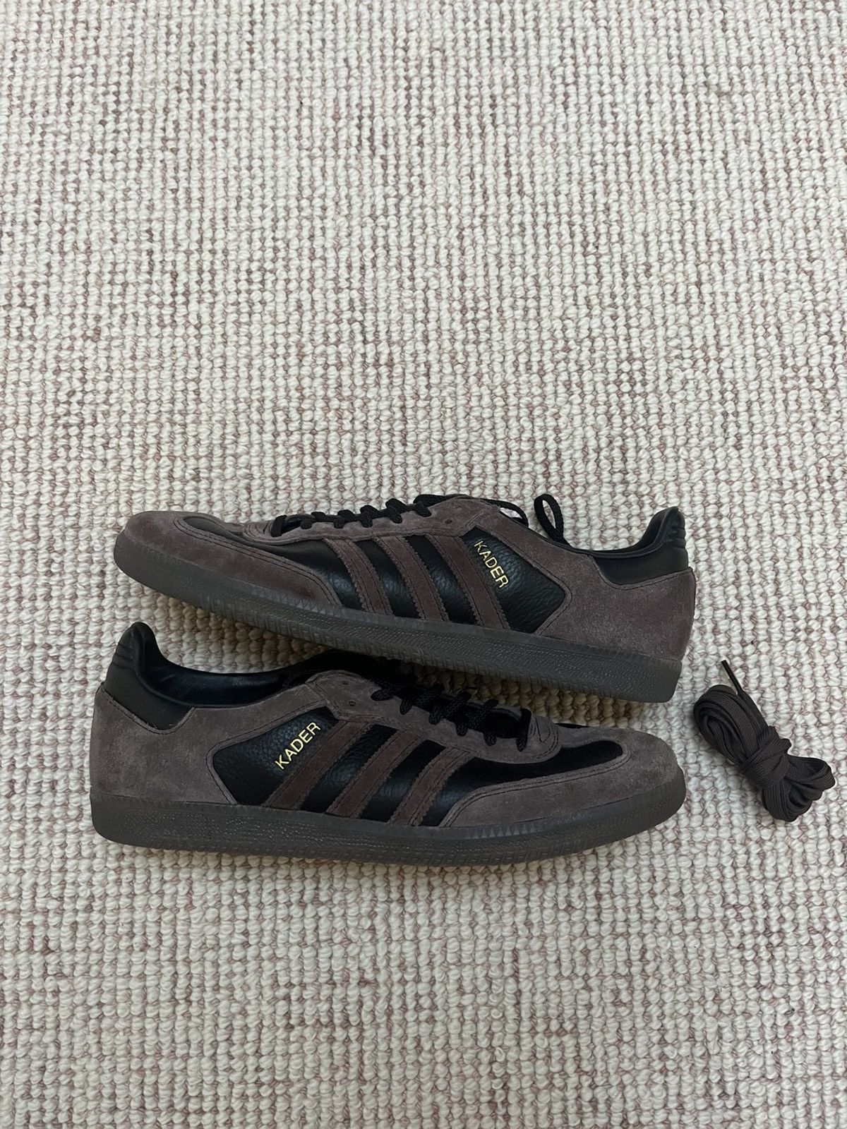 adidas gazelle silver green womens ADIDAS SAMBA ADV X KADER BLACK / BROWN / GUM Bluetile Skateboards