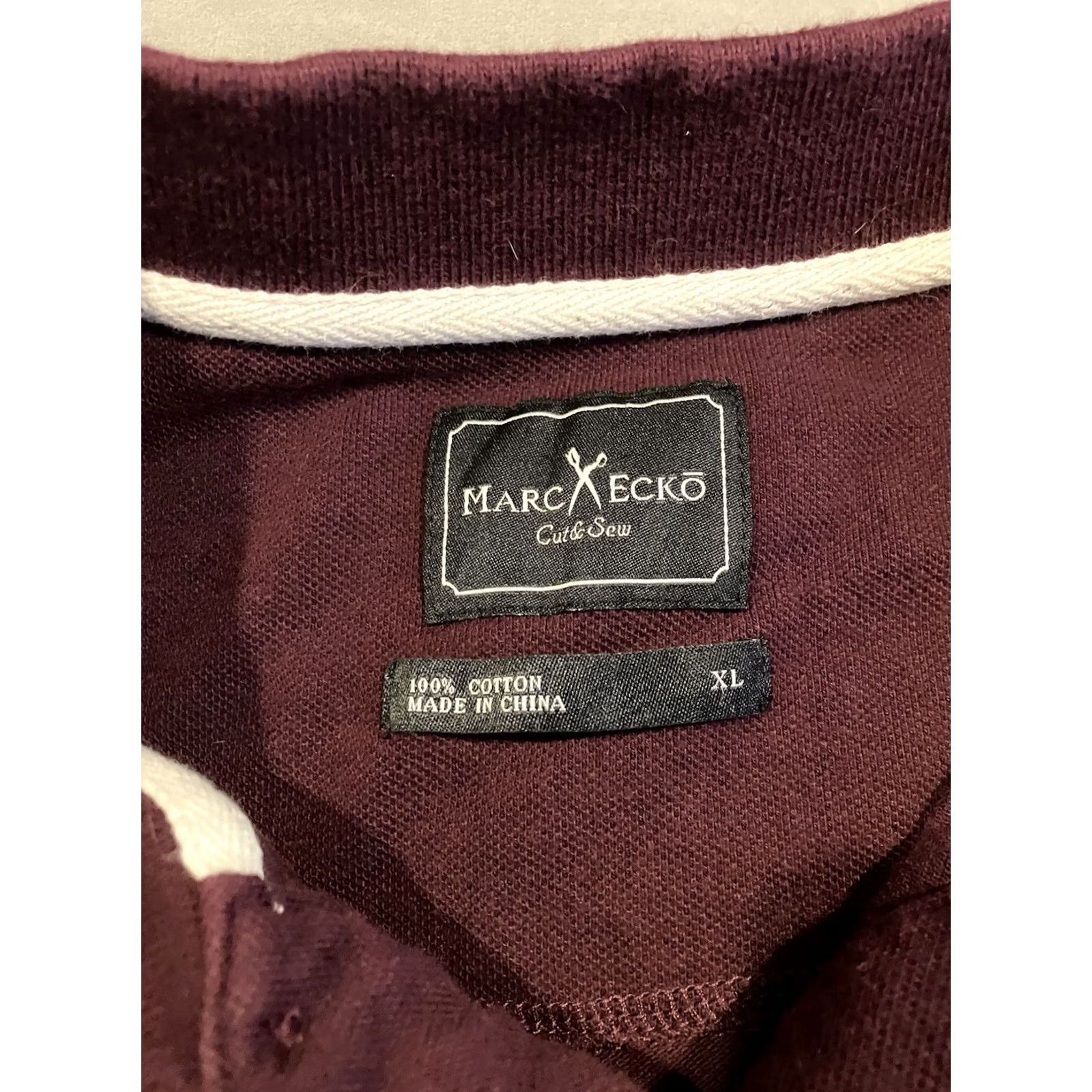 Vintage VINTAGE Marc Ecko Polo Short Sleeve Golf XL Purple Embroidered Skull & Needle Logo Shirt Men Regular Collar Button Size US XL / EU 56 / 4 - 3 Thumbnail
