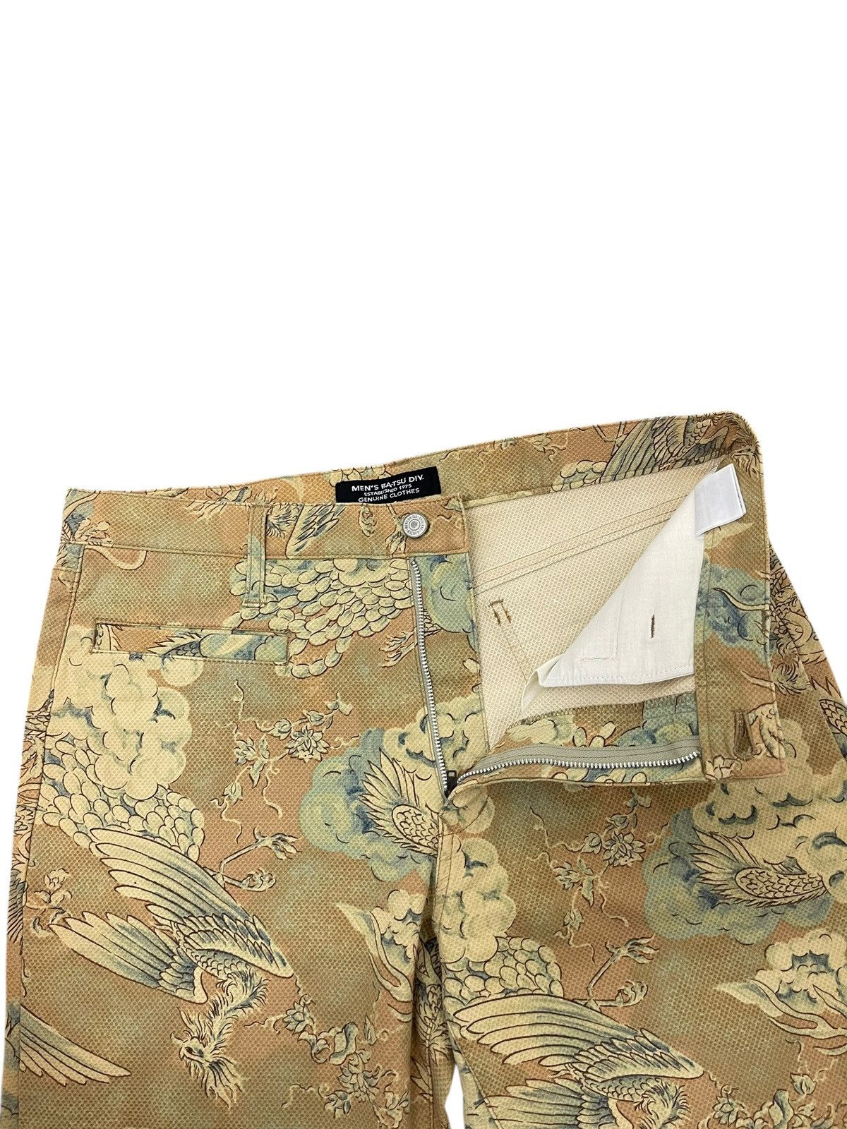 Japanese Brand Flare Jeans Men’s Batsu Fullprinted Dragons Boot Cut 4🟦0 Size US 32 / EU 48 - 9 Thumbnail