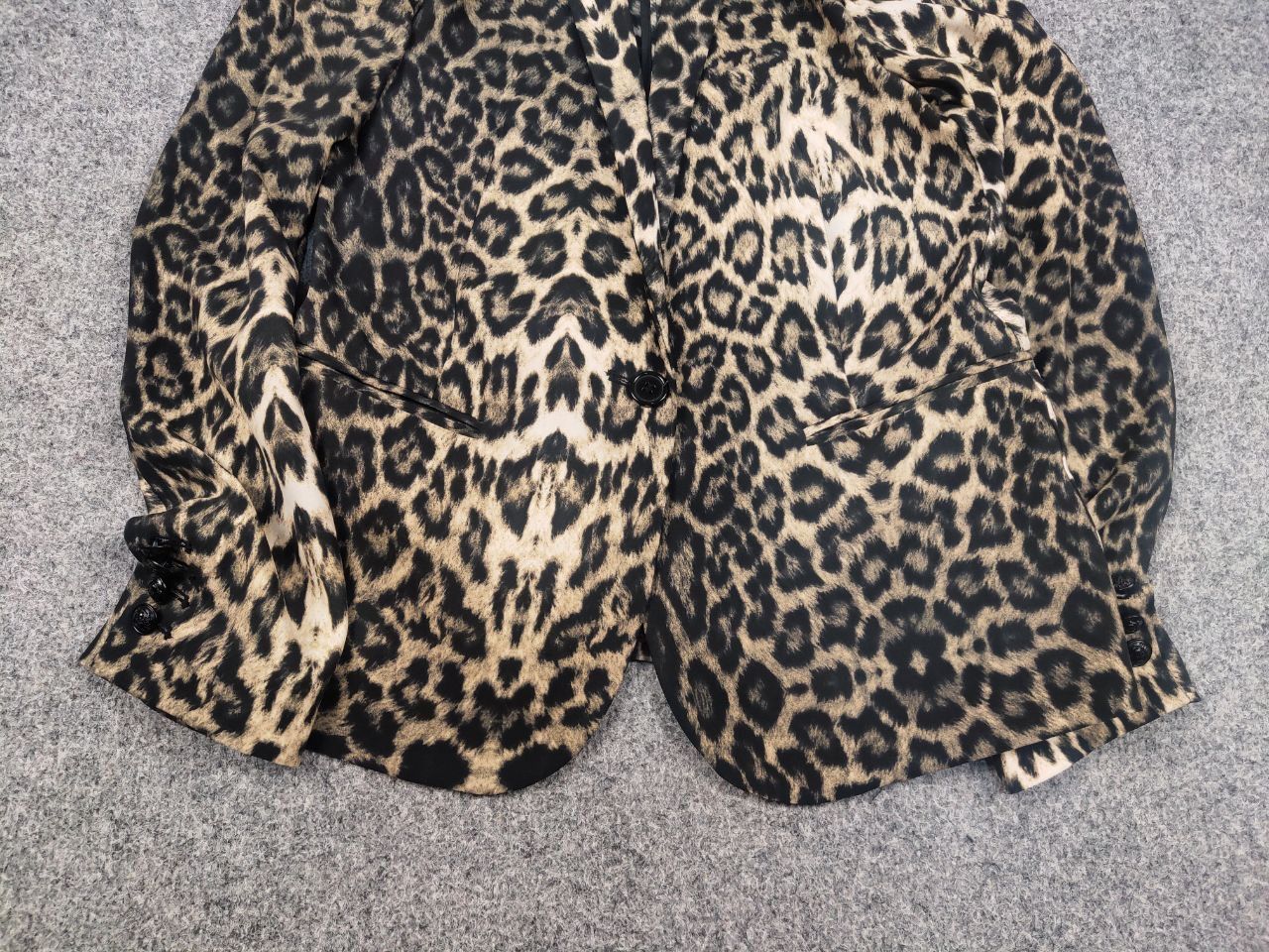 The Kooples The Kooples design Leopard print straight-cut Blazer Jacket Size S / US 4 / IT 40 - 5 Thumbnail