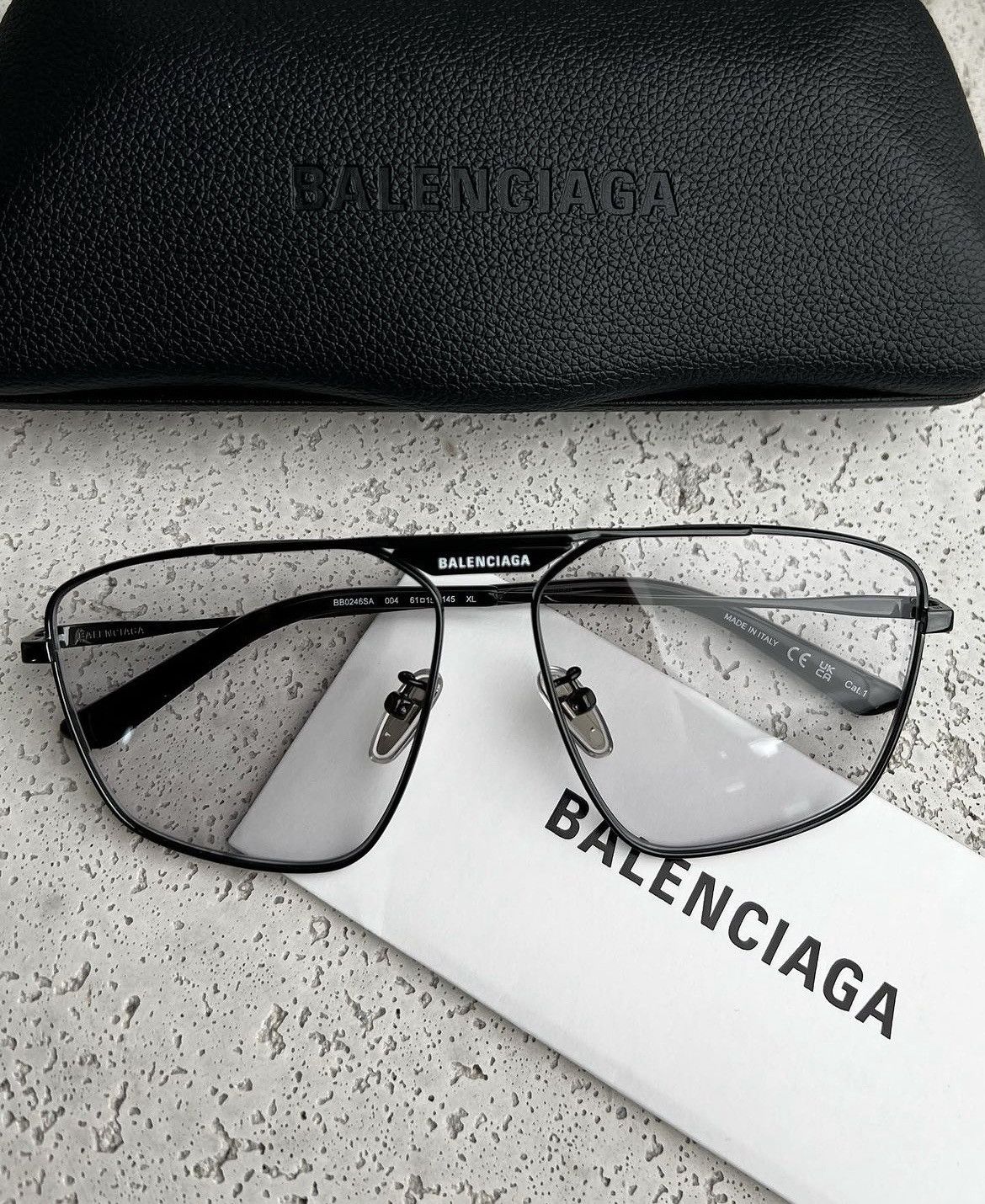 Vintage BALENCIAGA SUNGLASSES BB0246SA 004 61 Size ONE SIZE - 1 Thumbnail