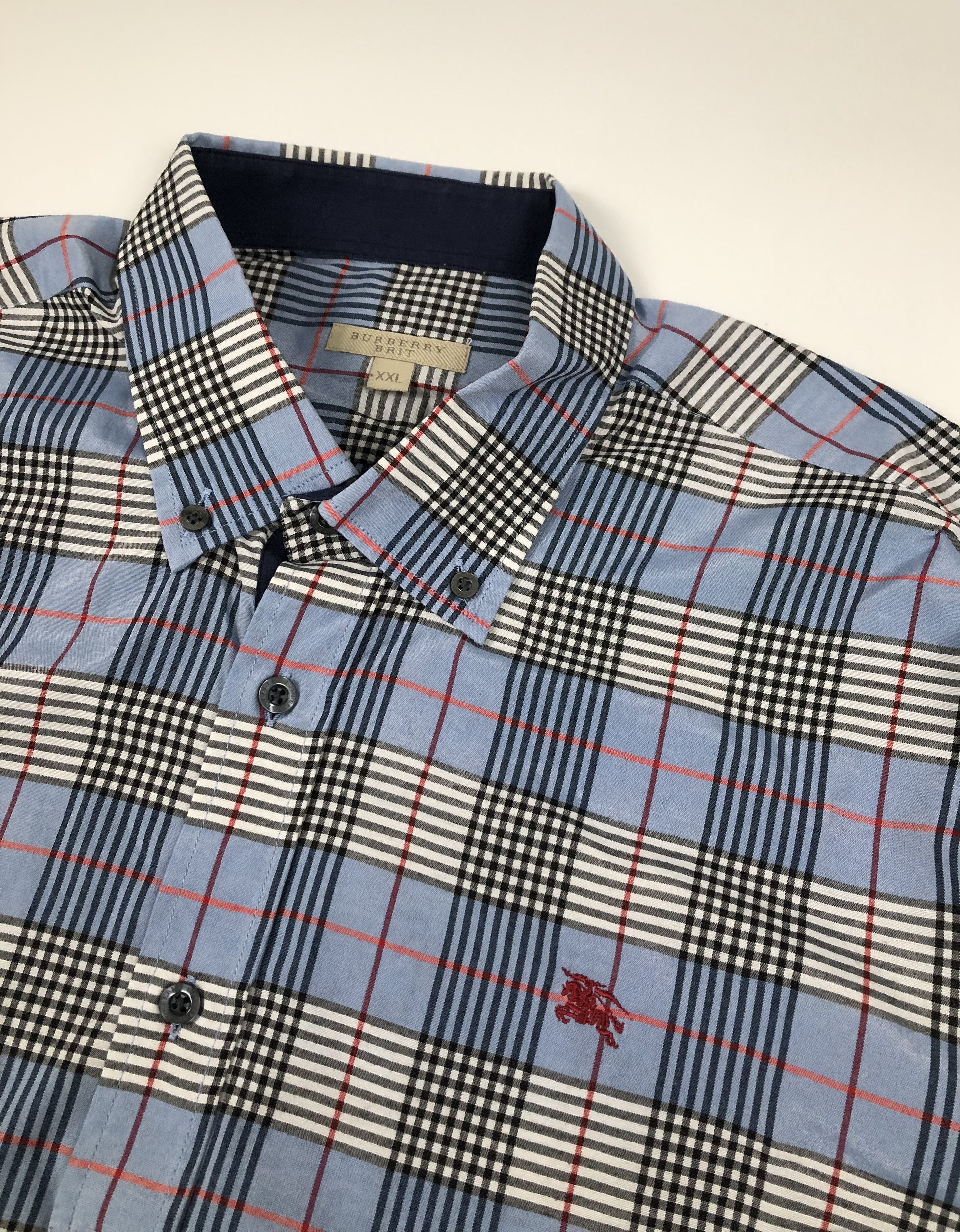 Burberry Burberry Brit Cotton Shirt Size US XXL / EU 58 / 5 - 3 Thumbnail