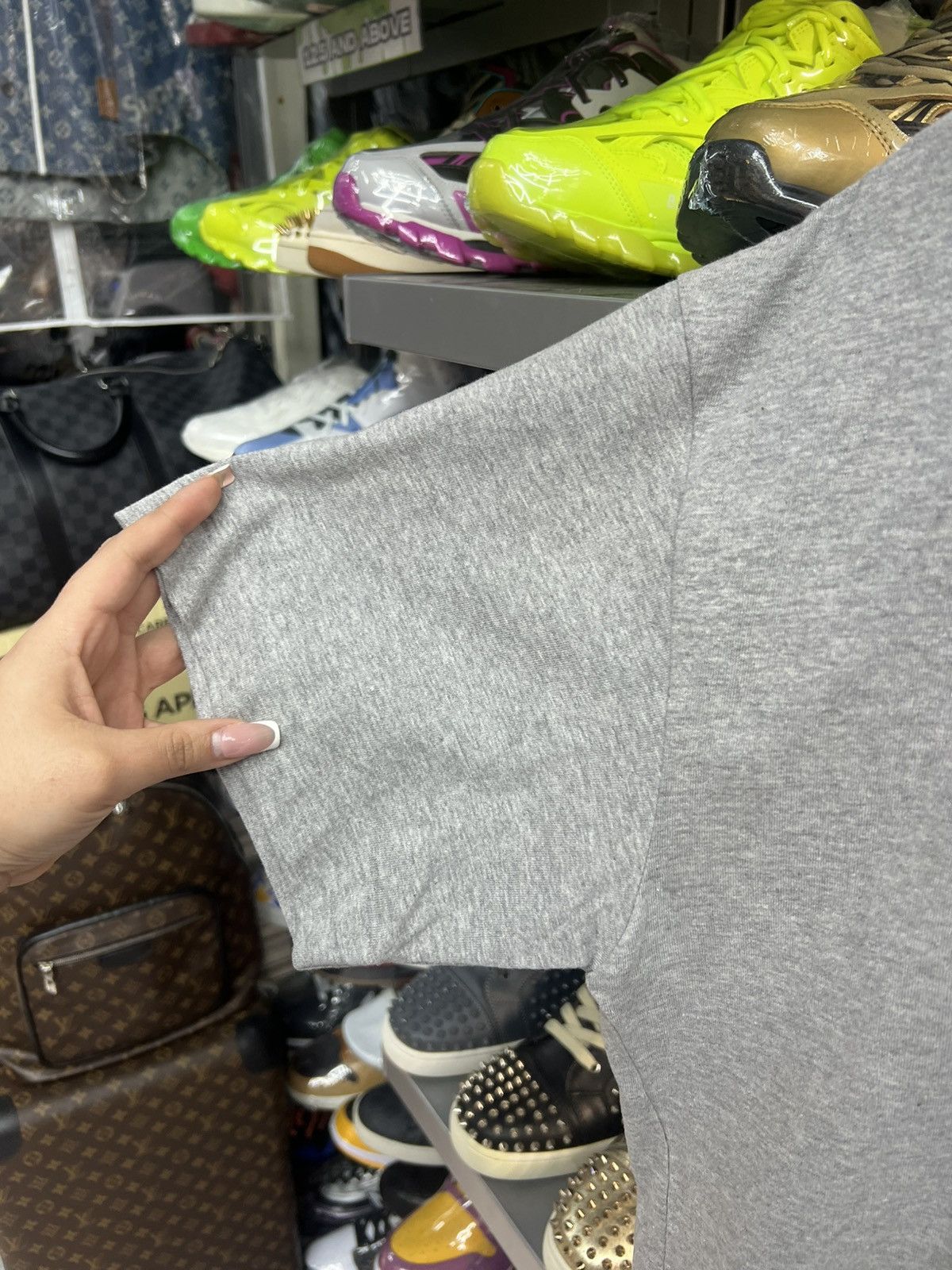 Comme des Garcons PLAY CDG Grey Tee Size US XXL / EU 58 / 5 - 3 Thumbnail