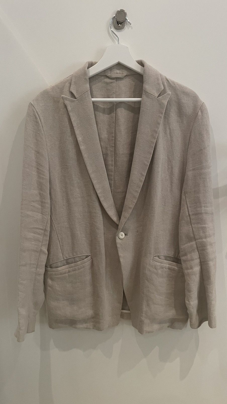 Single bottom deconstructed blazer